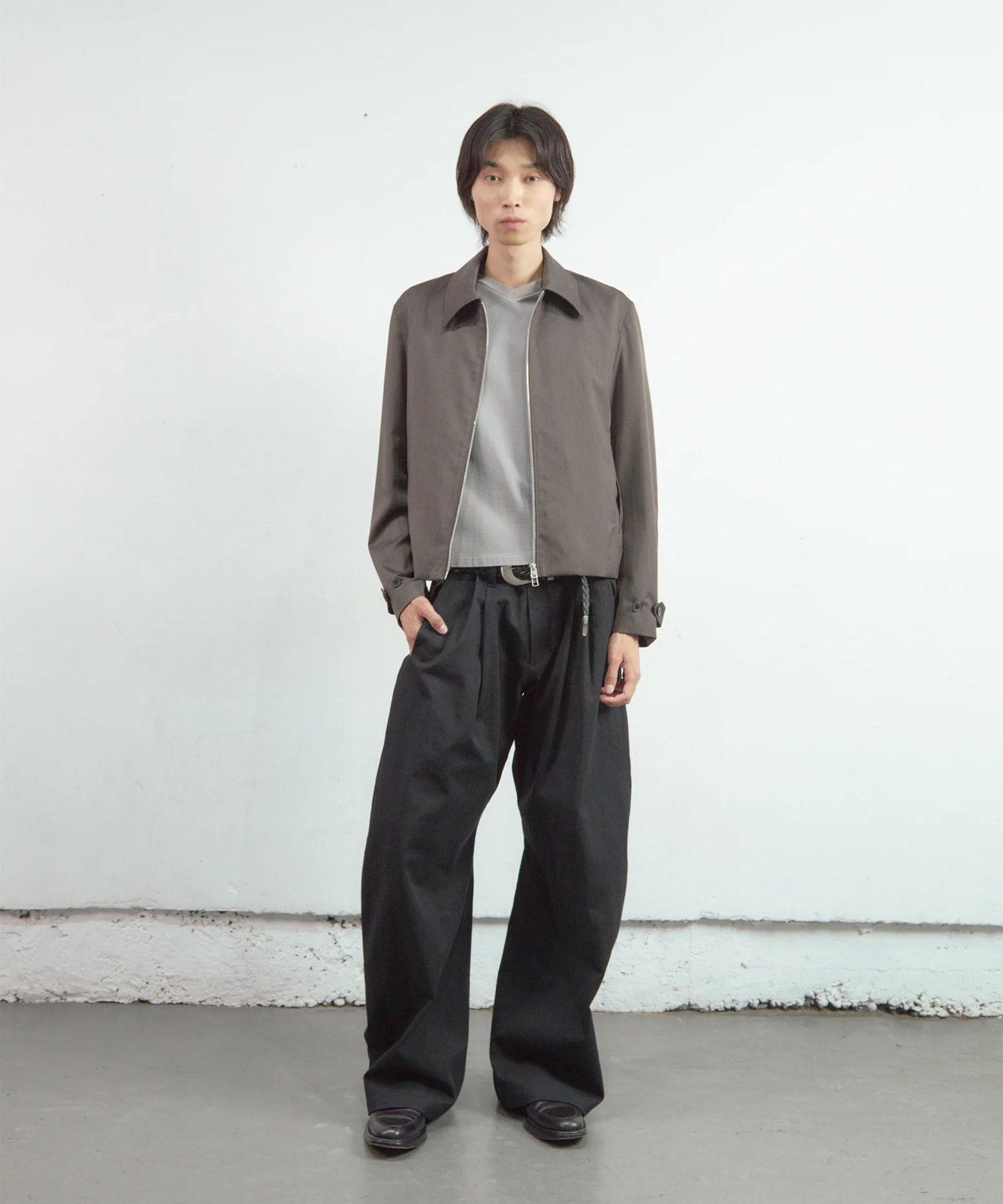 SHORT ZIP UP JACKET NVRFRGT