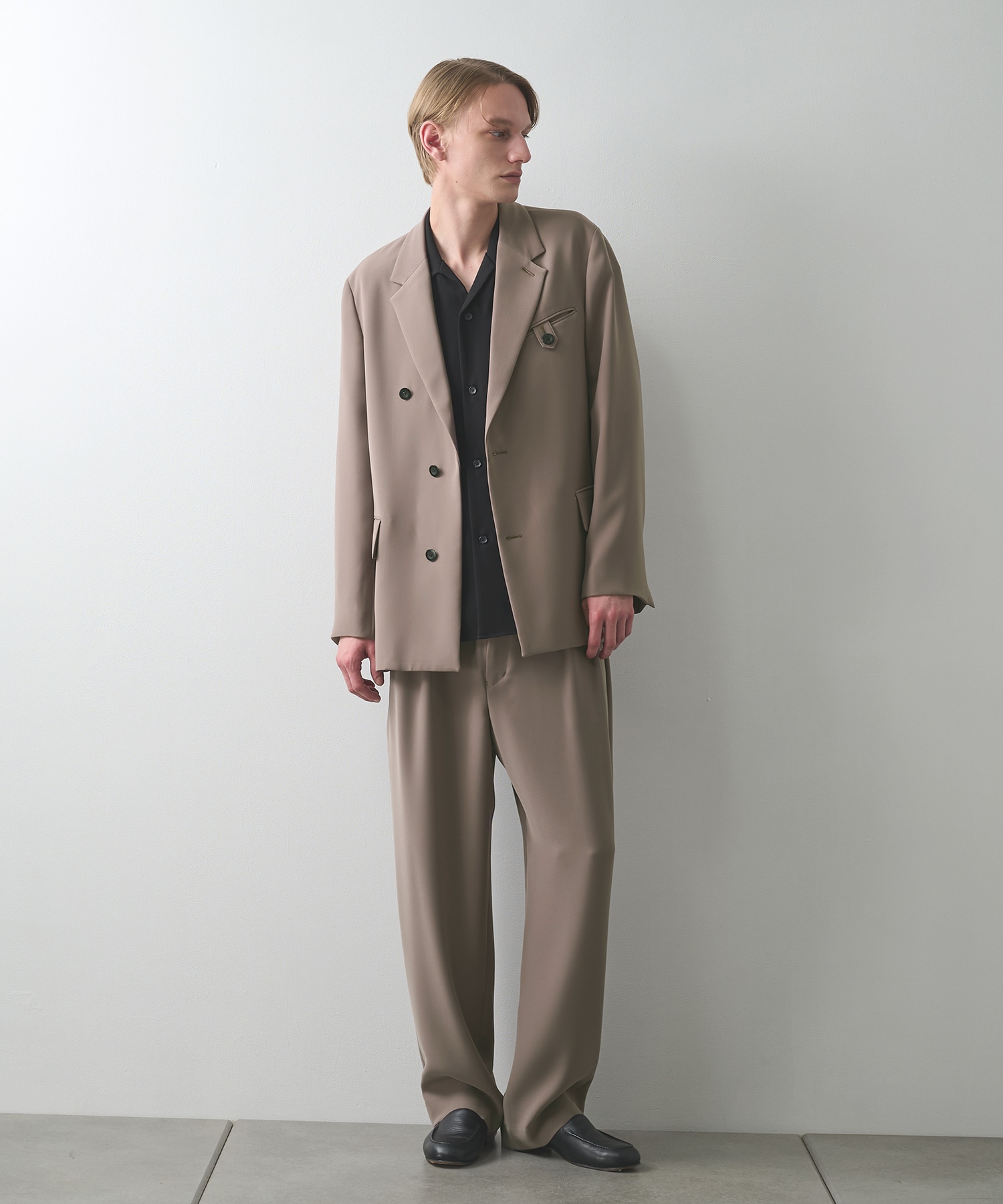 Dry Double Cloth Slant Belt Tailored Jacket CULLNI