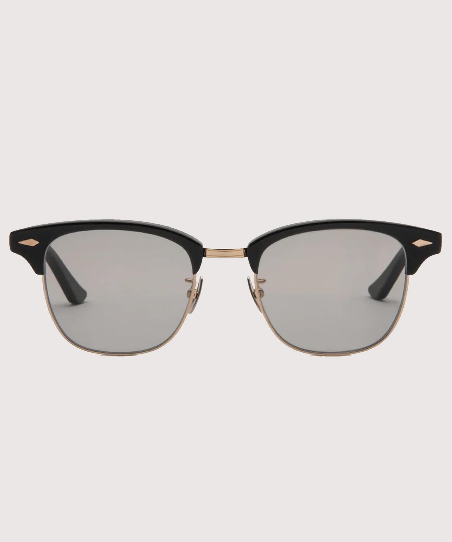 YUGEN #1 GLOSS BLACK & CHAMPAGNE GOLD × CLEAR to GREY NOCHINO OPTICAL