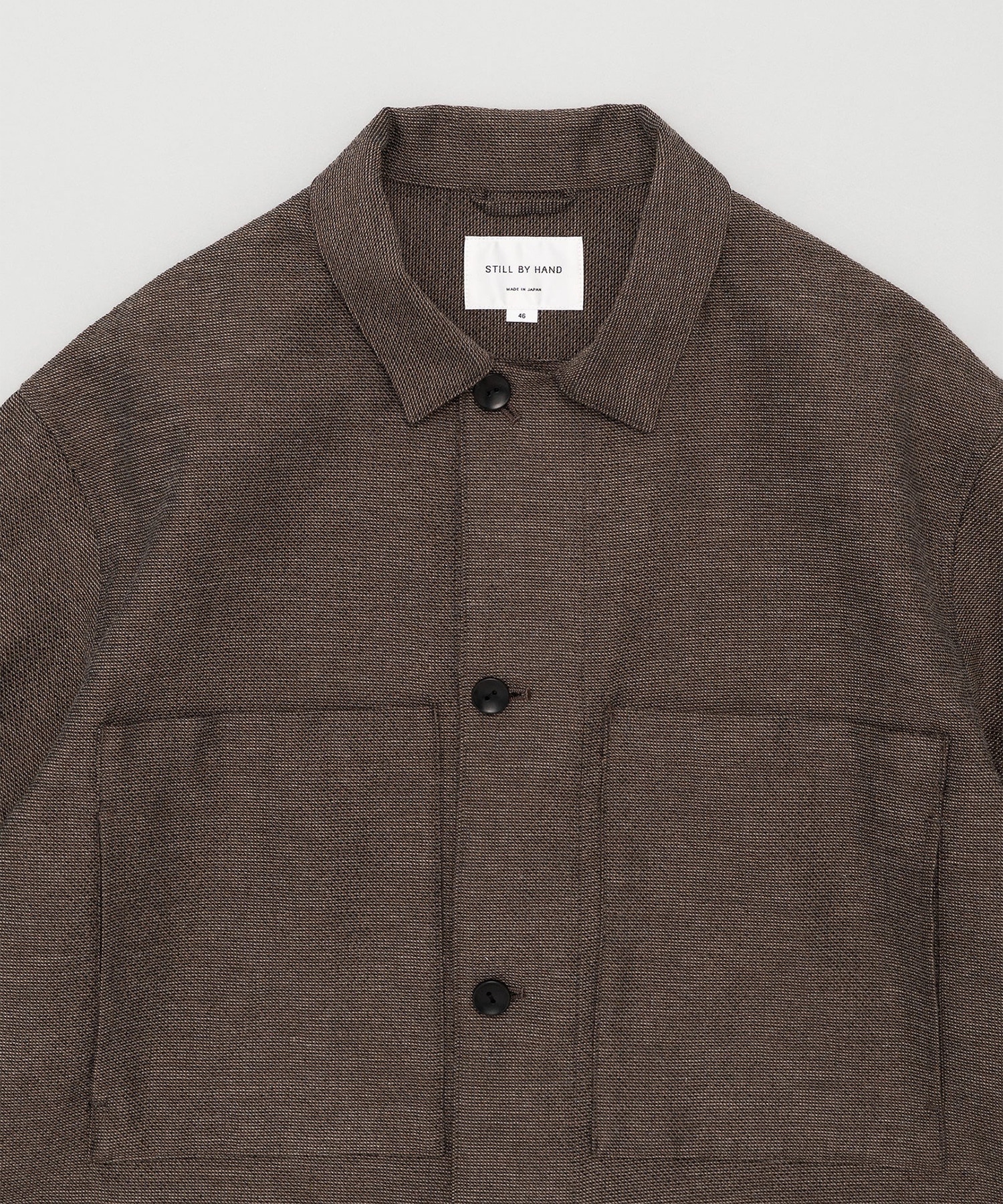Mixed colour shirt jacket STILL BY HAND