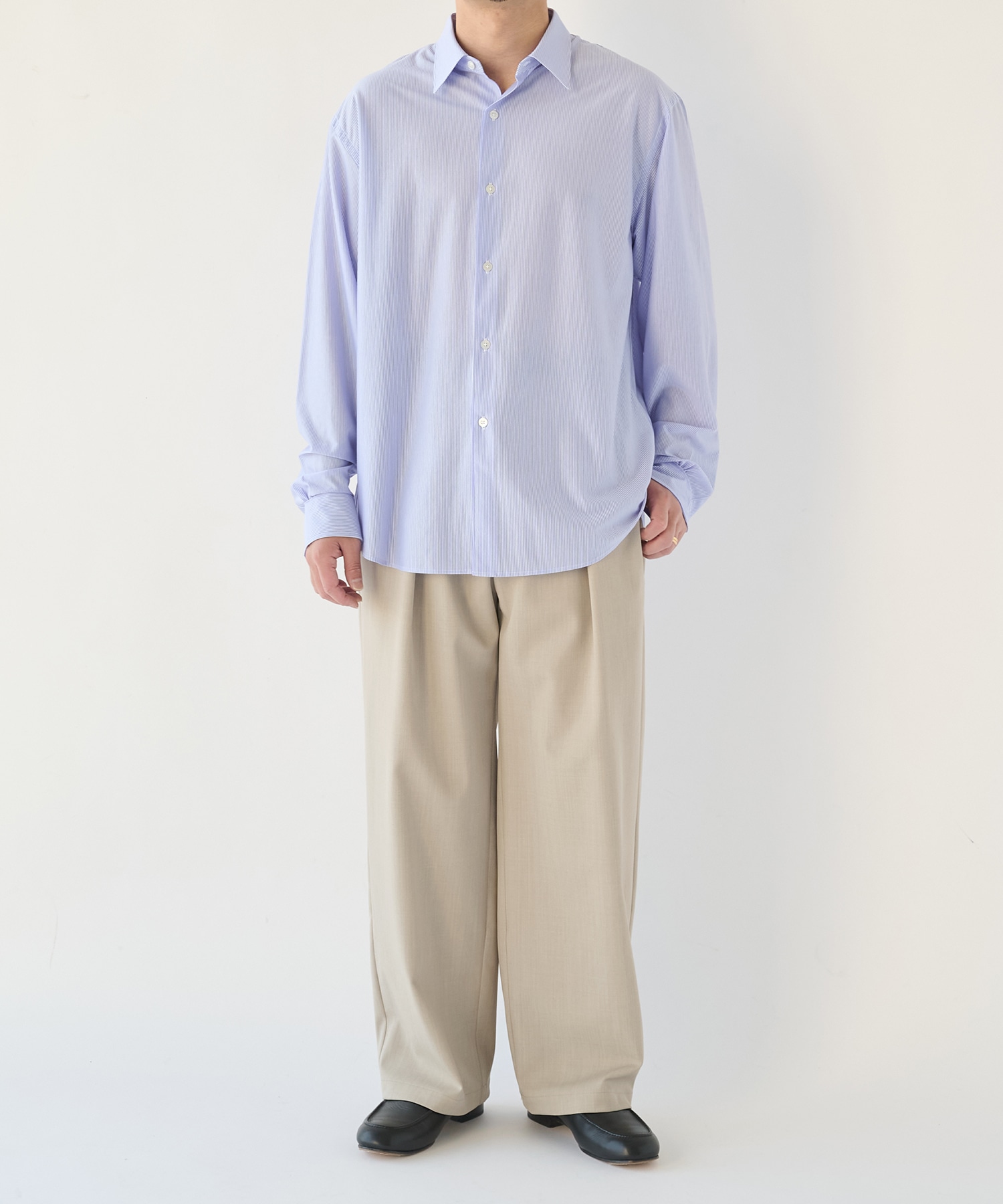 46G Stripe Modest Shirt KANEMASA PHIL.
