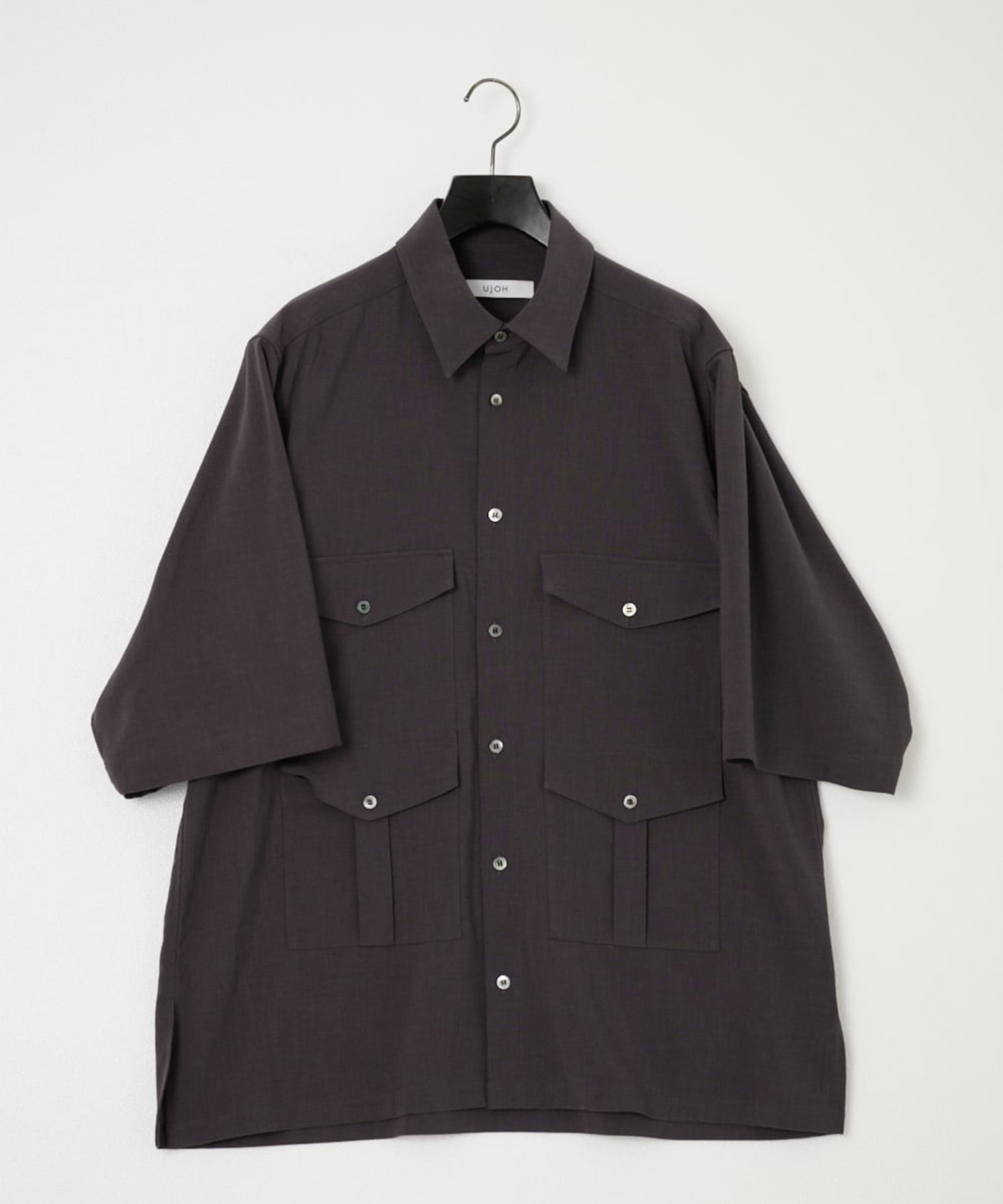 Multi Pocket Half Sleeve Shirt UJOH HOMME