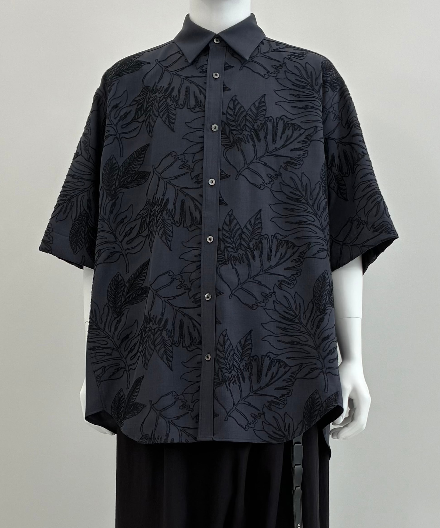 Full Open Half Sleeve Shirt UJOH HOMME
