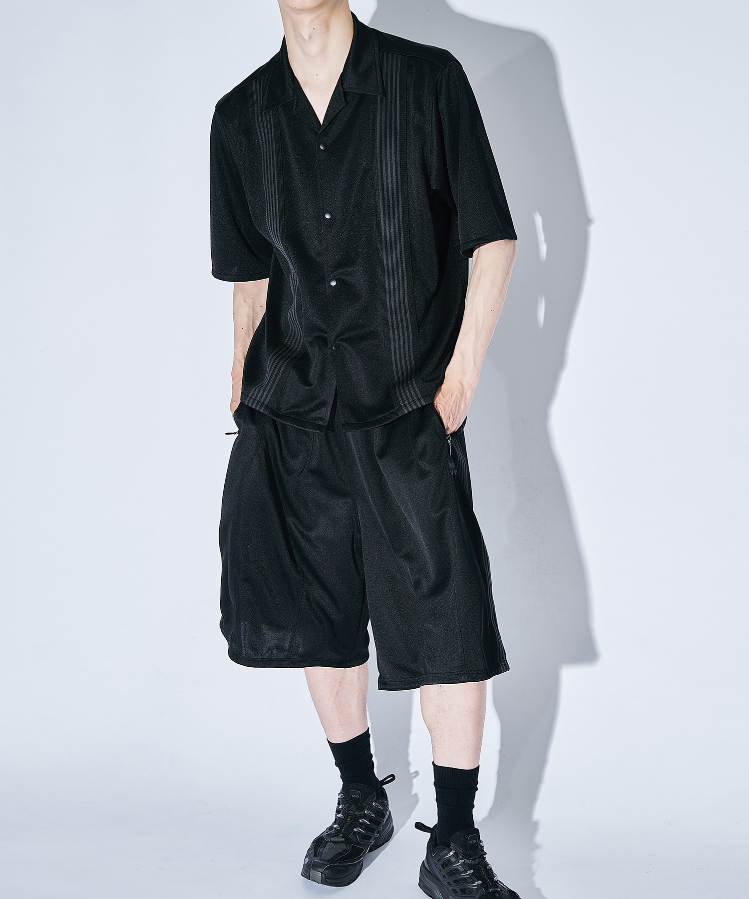 別注 Track S/S Shirt - Poly Smooth NEEDLES