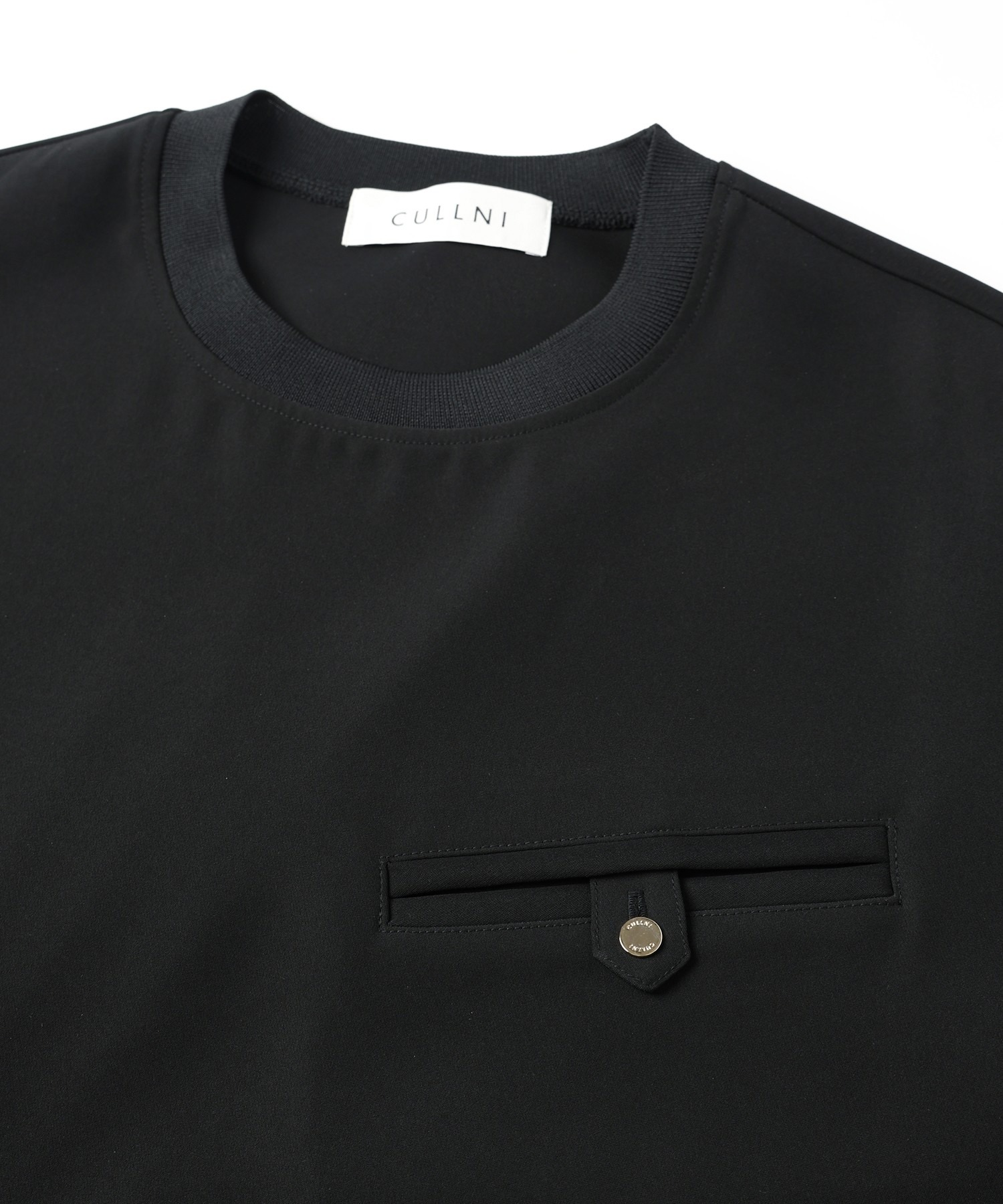 Dry Twill Button-Tab Pocket Short Sleeve Pullover CULLNI