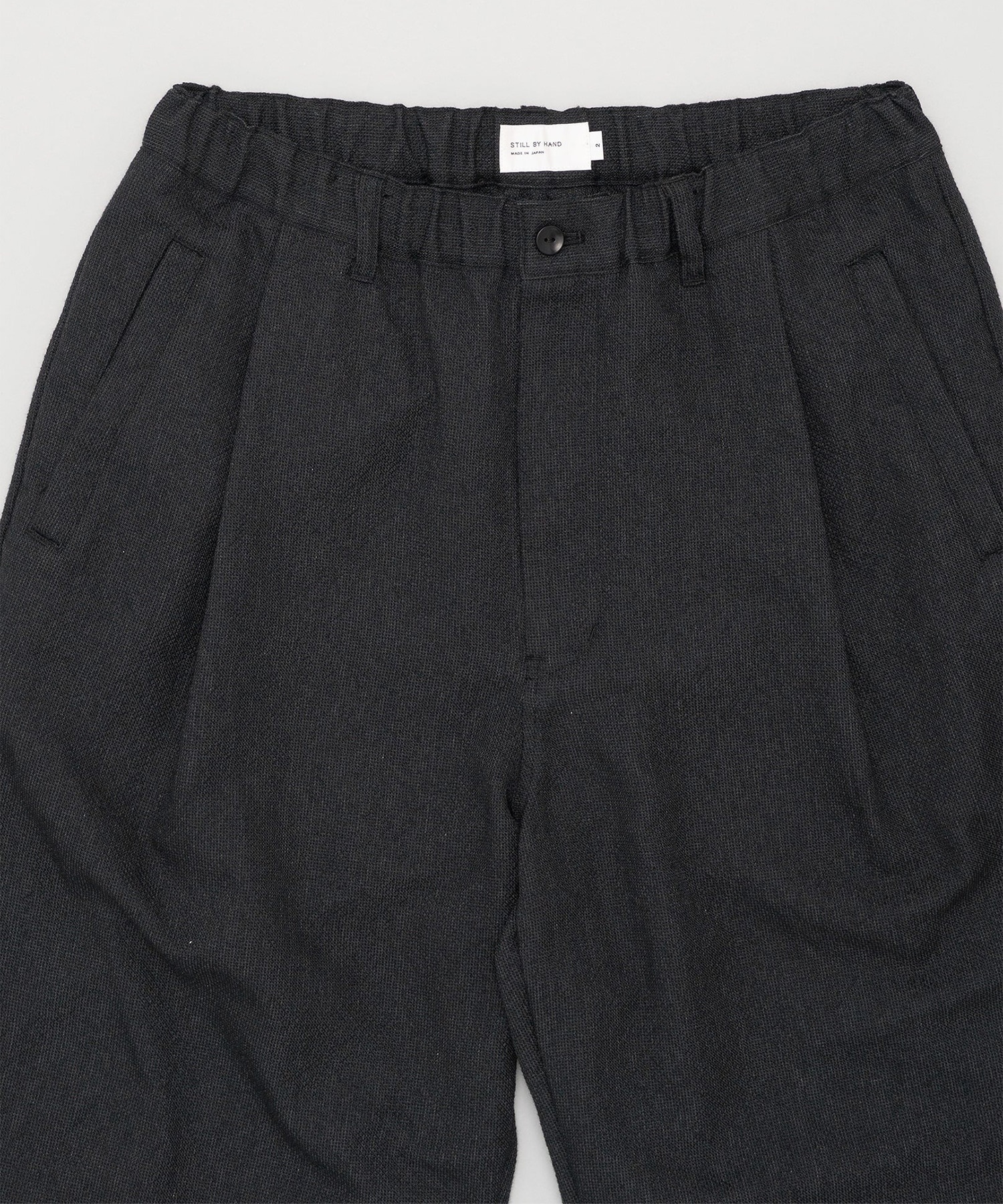 Mixed colour 1 pleat pants STILL BY HAND