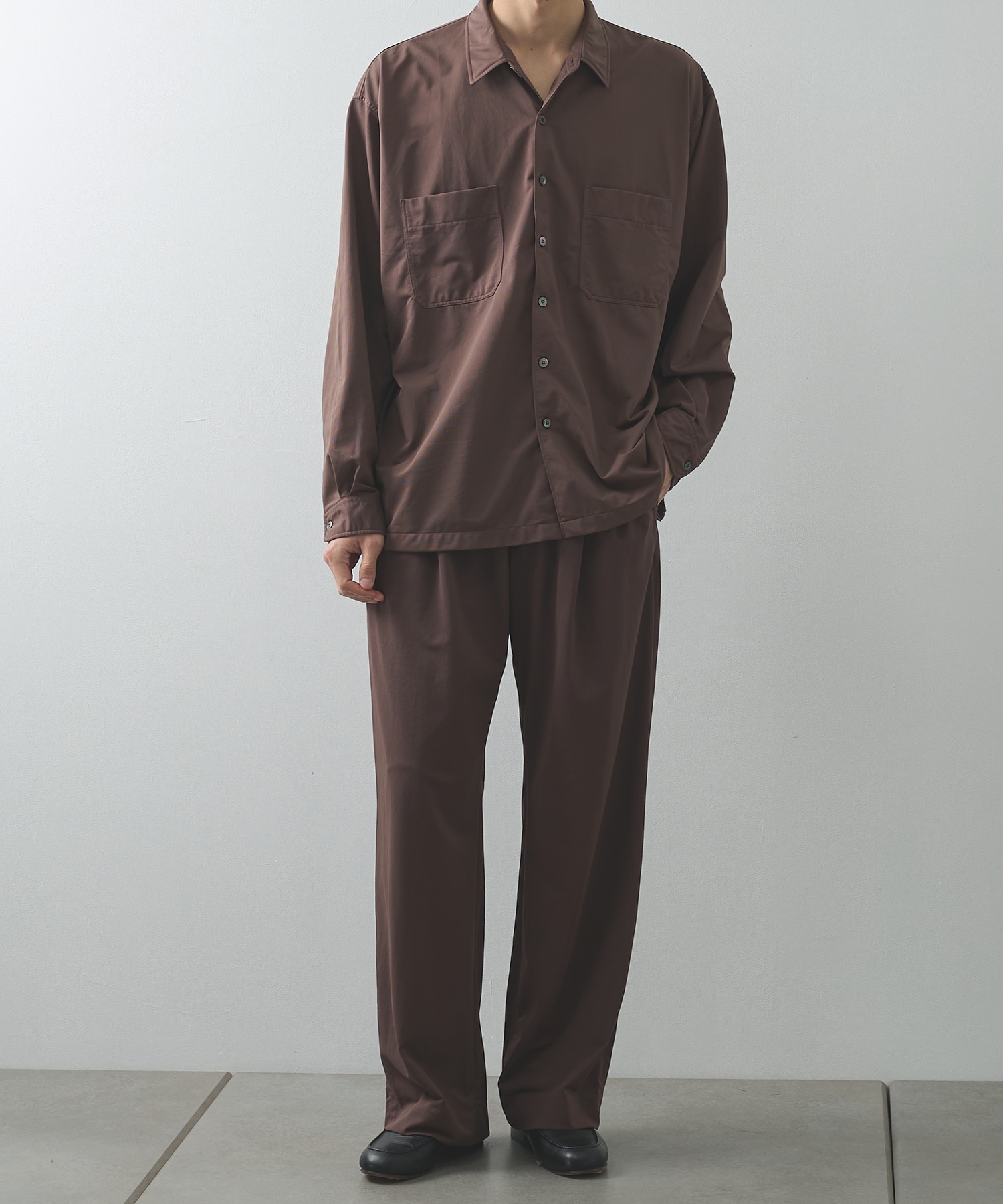 36G Nylon Tuck Easy Pants KANEMASA PHIL.