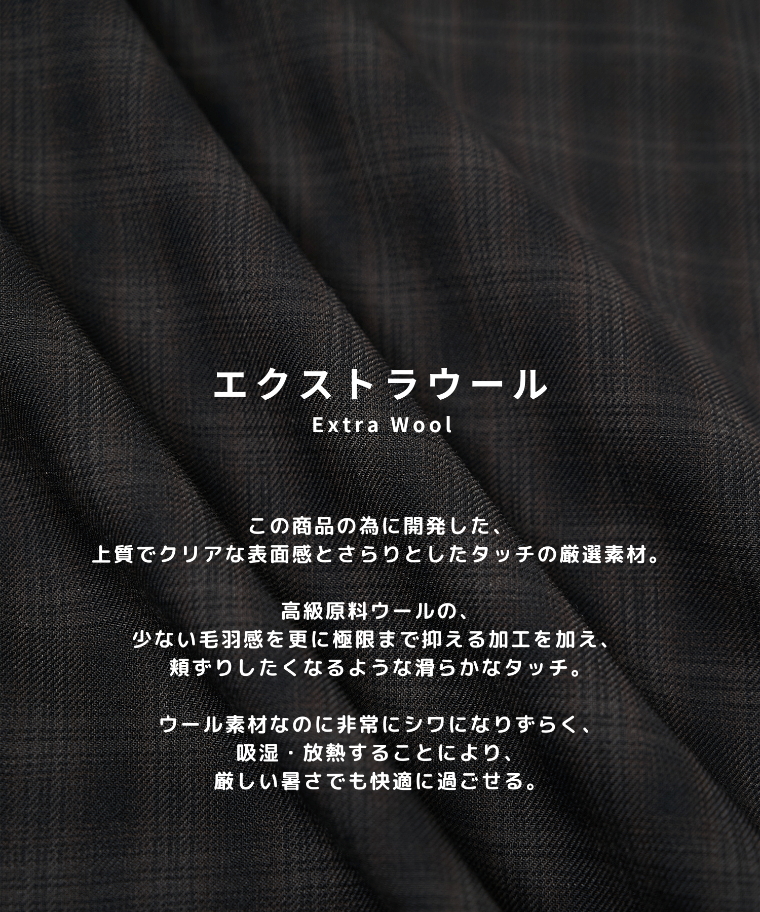 Extra Wool Easy Curve Pants STUDIOUS