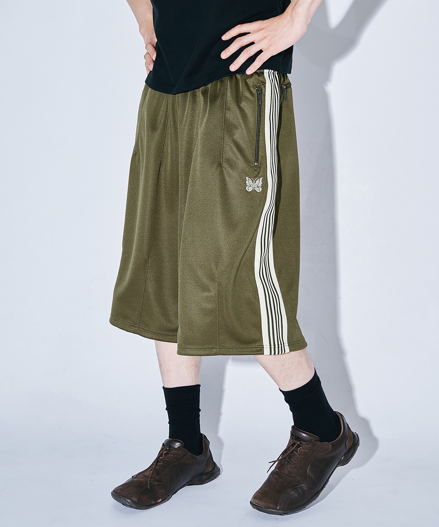 別注 H.D Track Short Pant - Poly Smooth NEEDLES