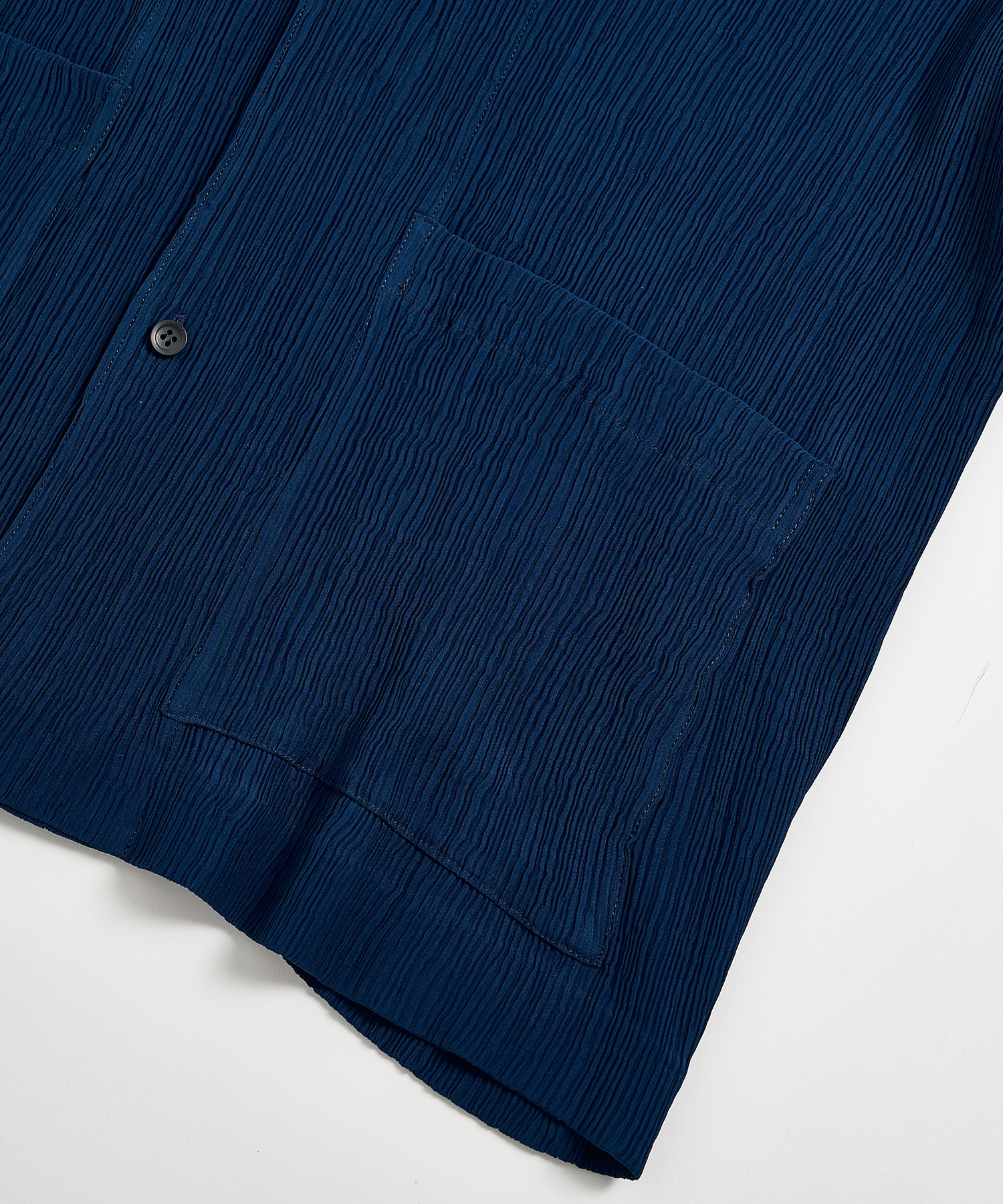 Silky Pleats Open Shirts STUDIOUS