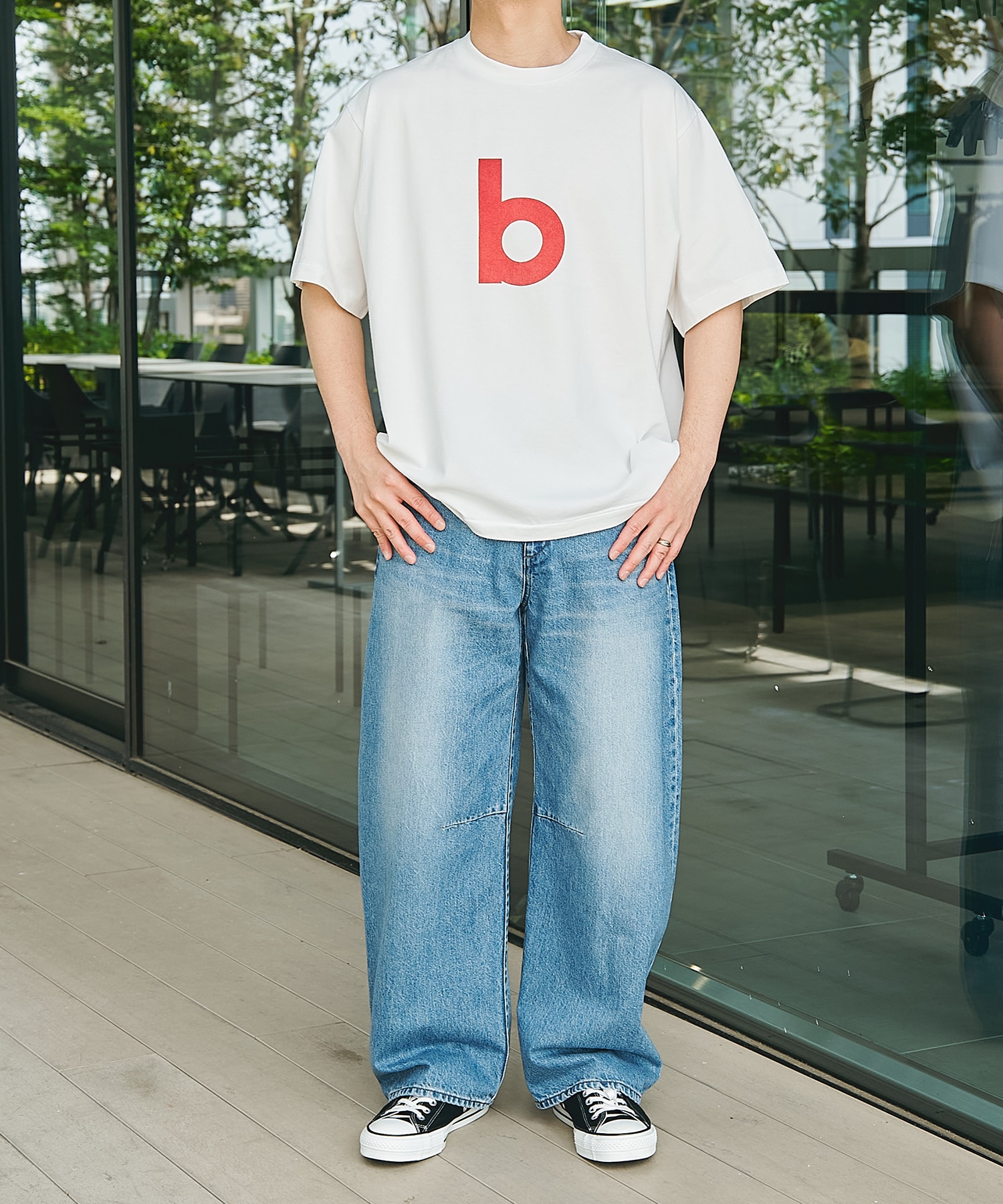 bd Print Tee WIDE blurhms
