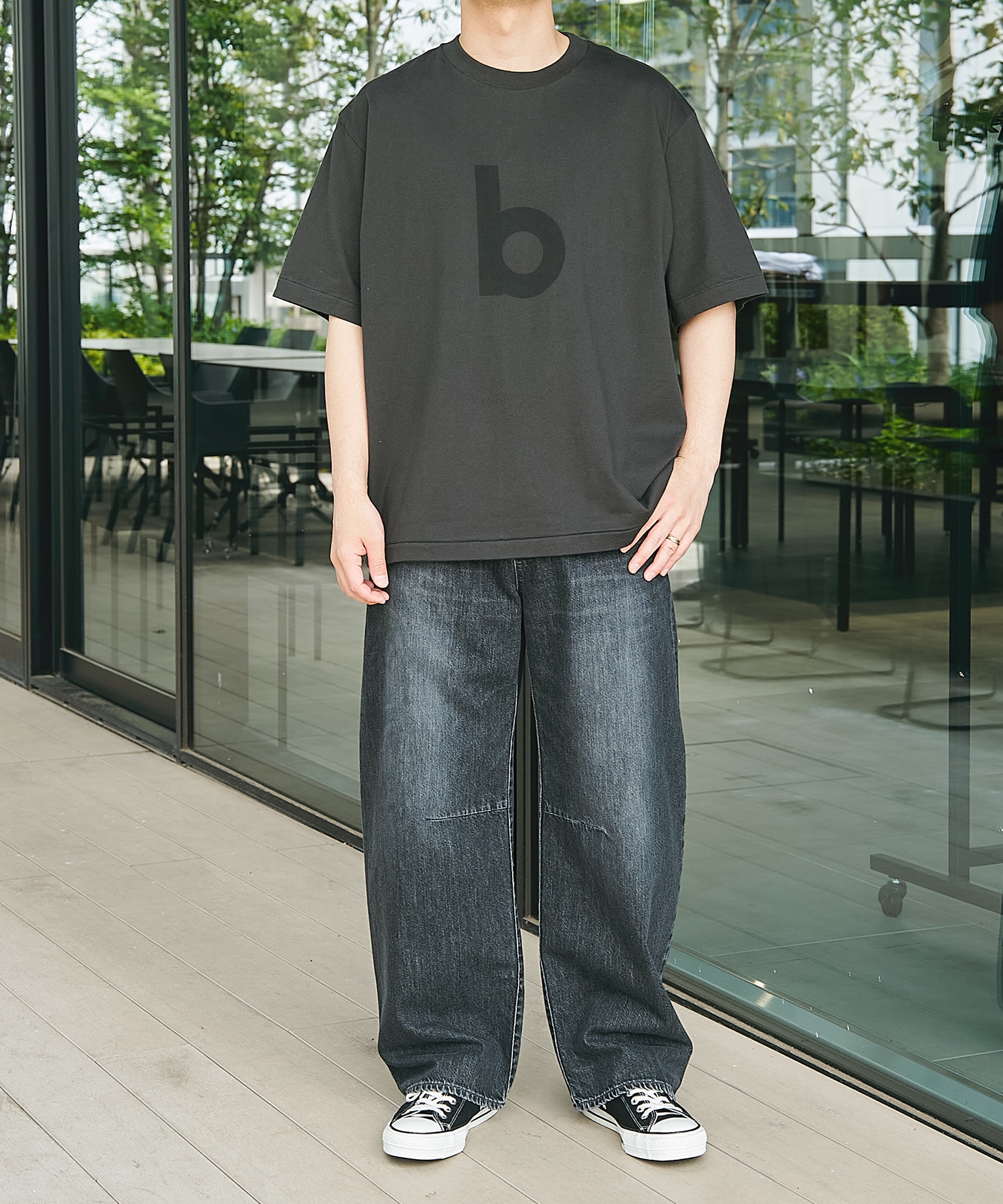 bd Print Tee WIDE blurhms