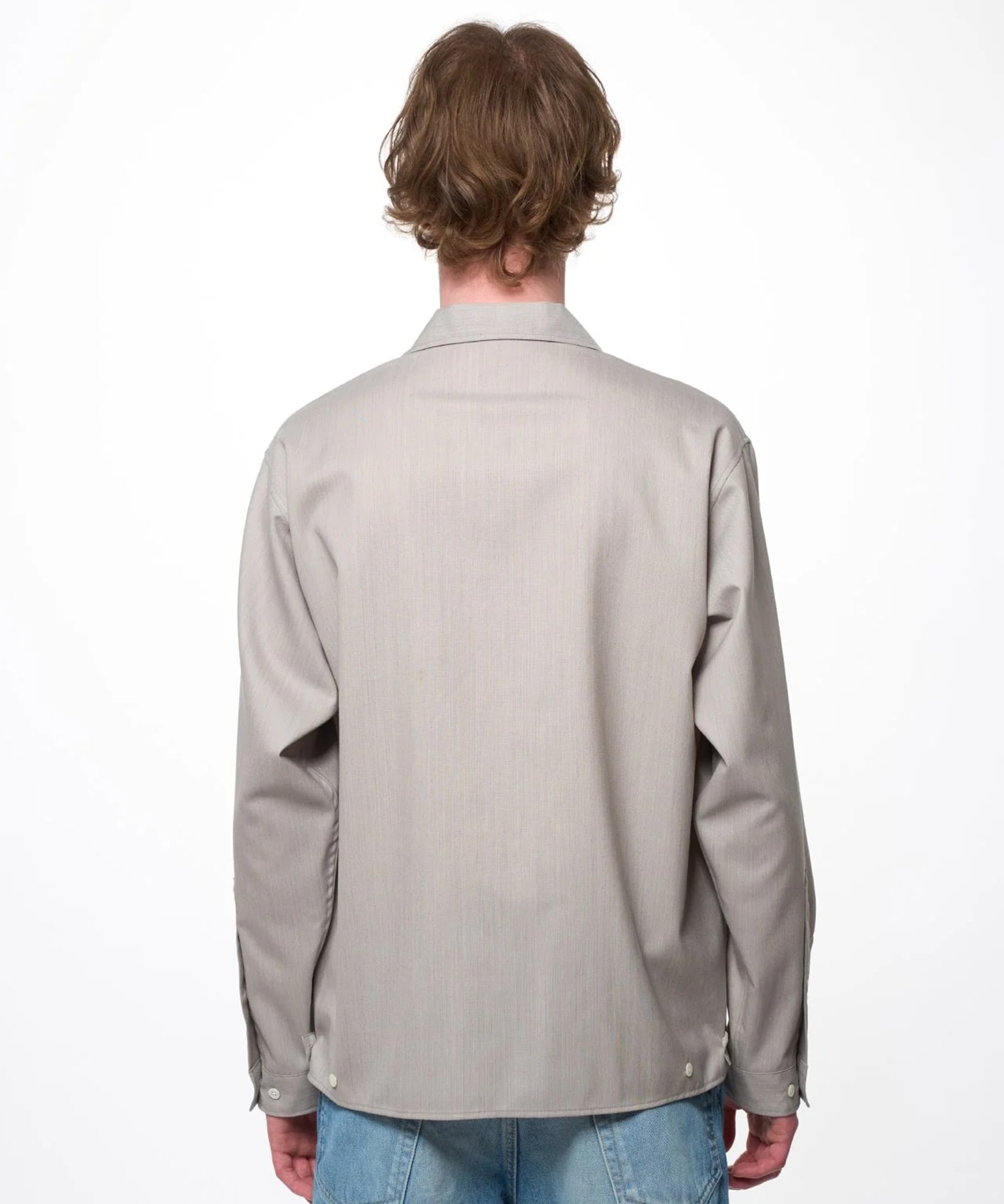 OPEN COLLAR L/S SHIRT WITH HEM TAB MARKAWARE/marka