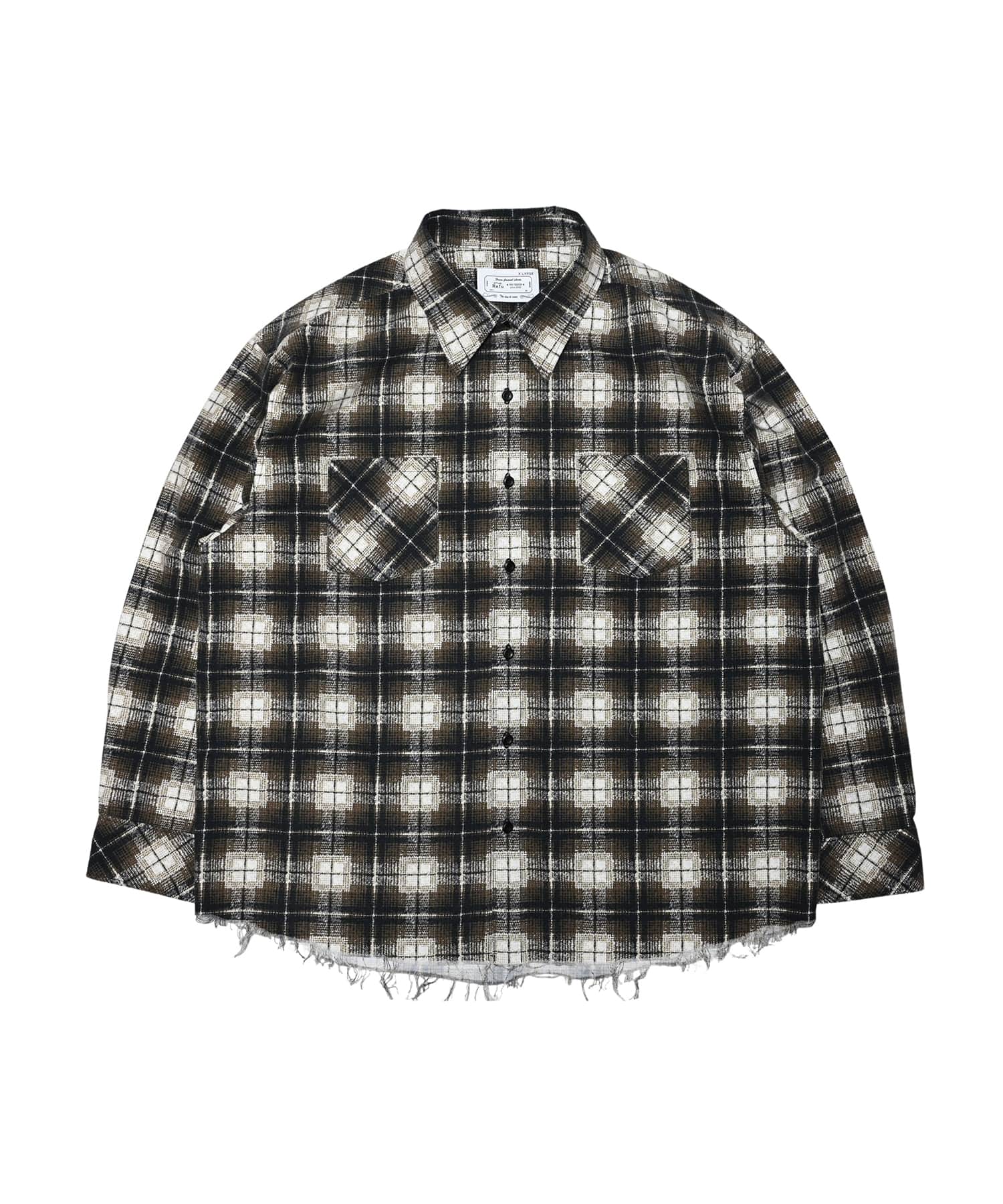 Printed Nel Shirt MIYAGIHIDETAKA