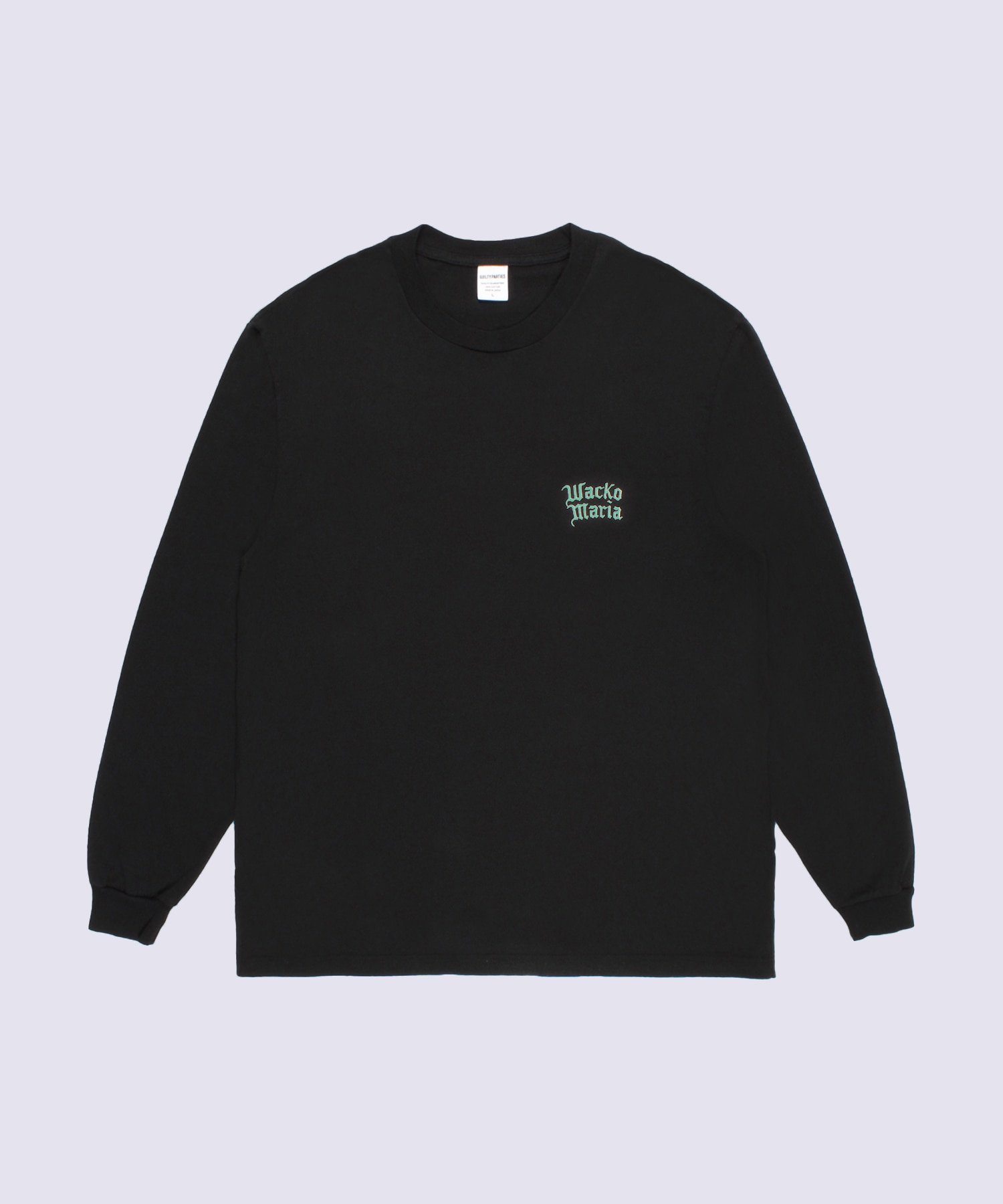 WASHED HEAVY WEIGHT CREW NECK LONG SLEEVE T-SHIRT ( TYPE-2 ) WACKO MARIA