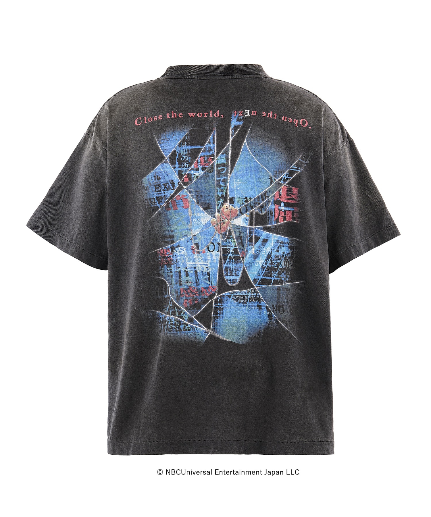 LAIN_SS T-SHIRT / NO HOPE / BLACK / SM-MK1-0000-C83 SAINT M××××××