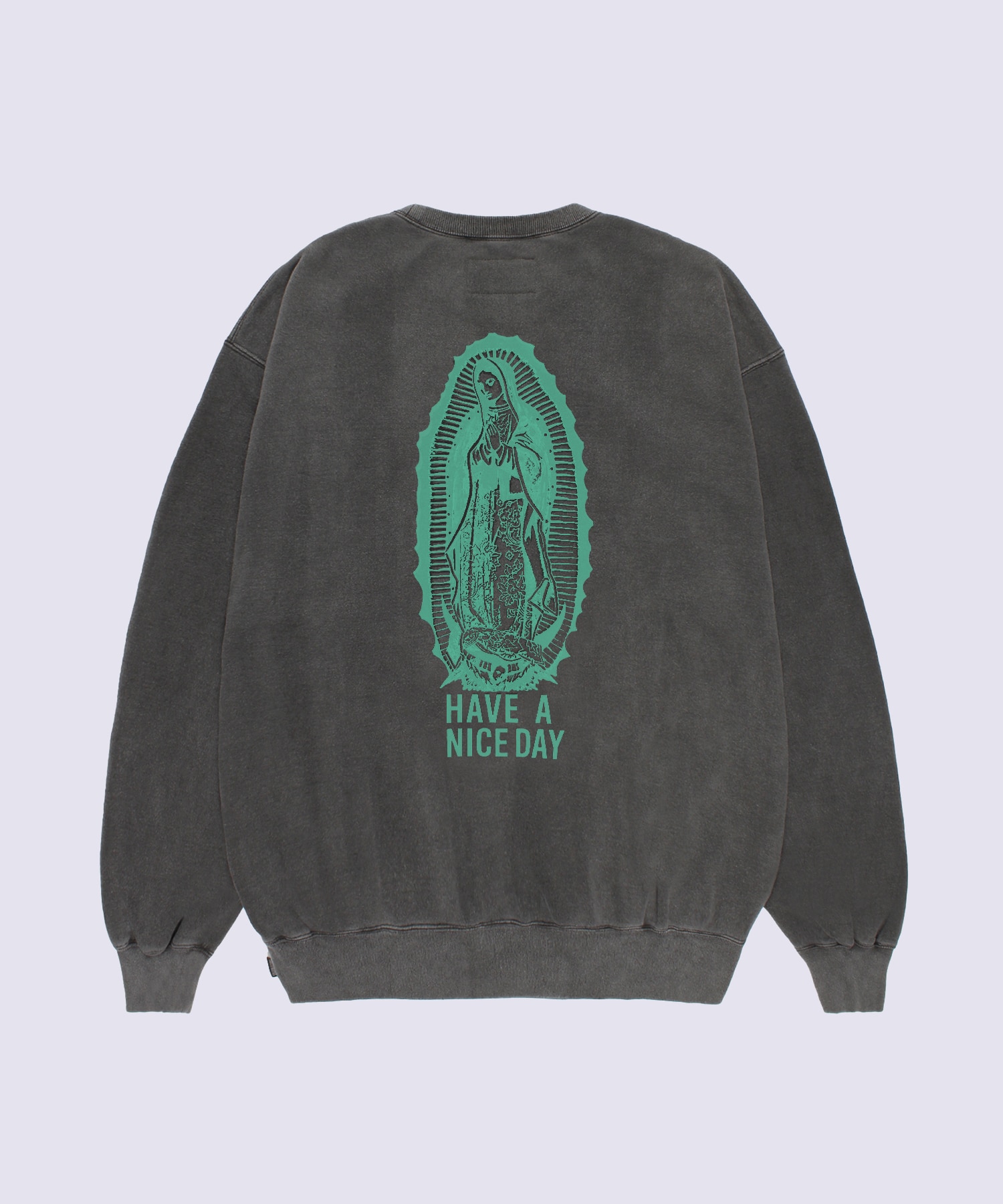 WASHED MIDDLE WEIGHT CREW NECK SWEAT SHIRT ( TYPE-3 ) WACKO MARIA