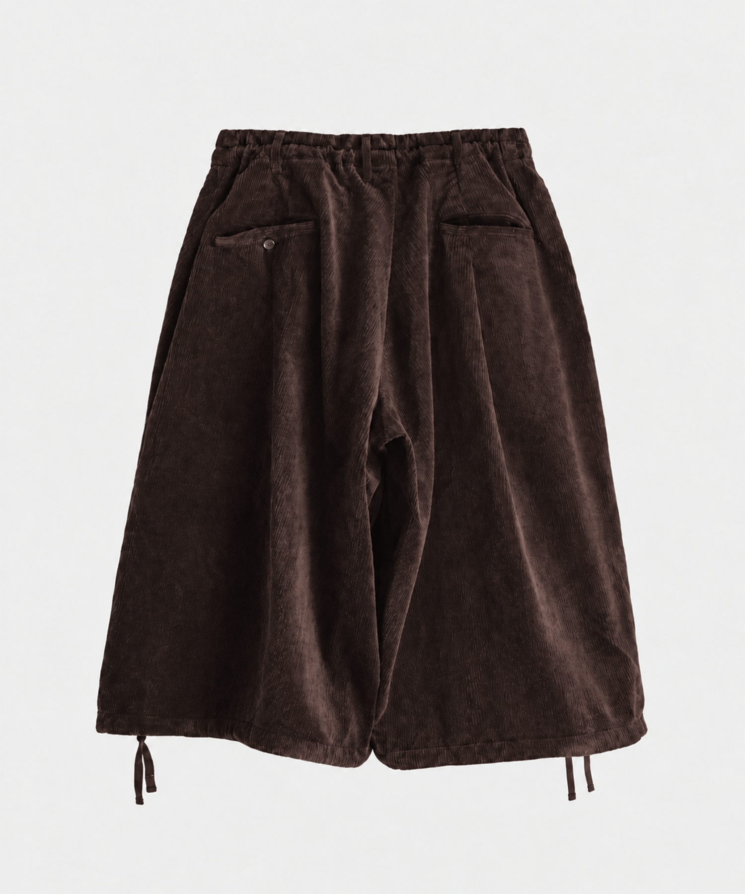 Wide-leg cropped corduroy pants KHOKI