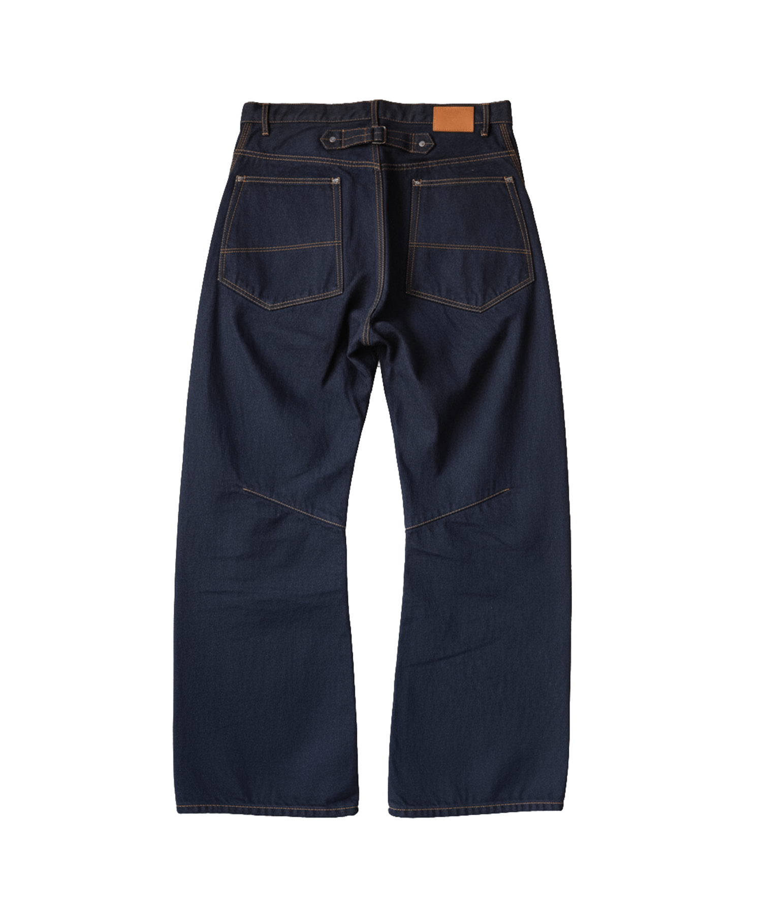 3D cutting denim pants KHOKI