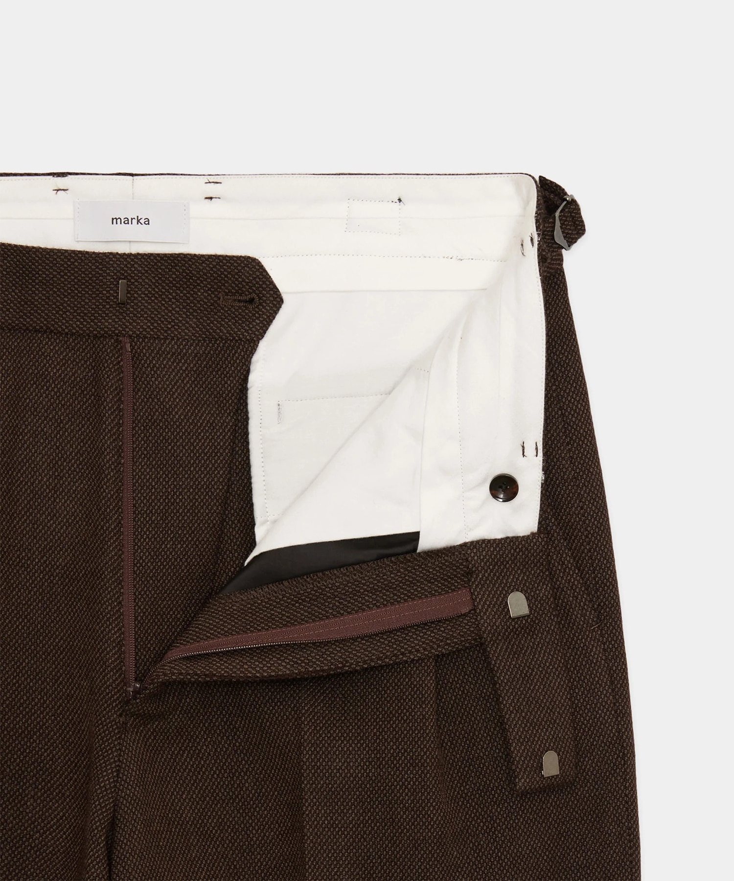 SINGLE PLEAT WIDE TROUSERS MARKAWARE/marka