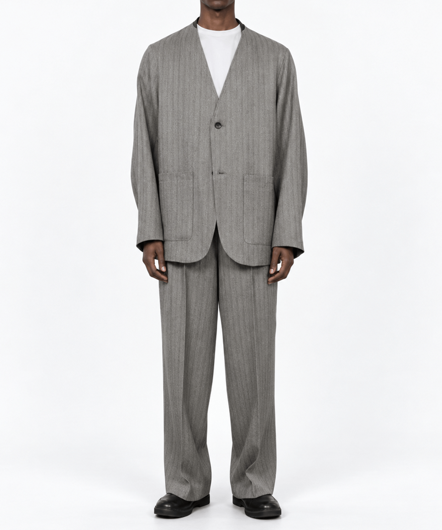 SINGLE PLEAT WIDE TROUSERS MARKAWARE/marka