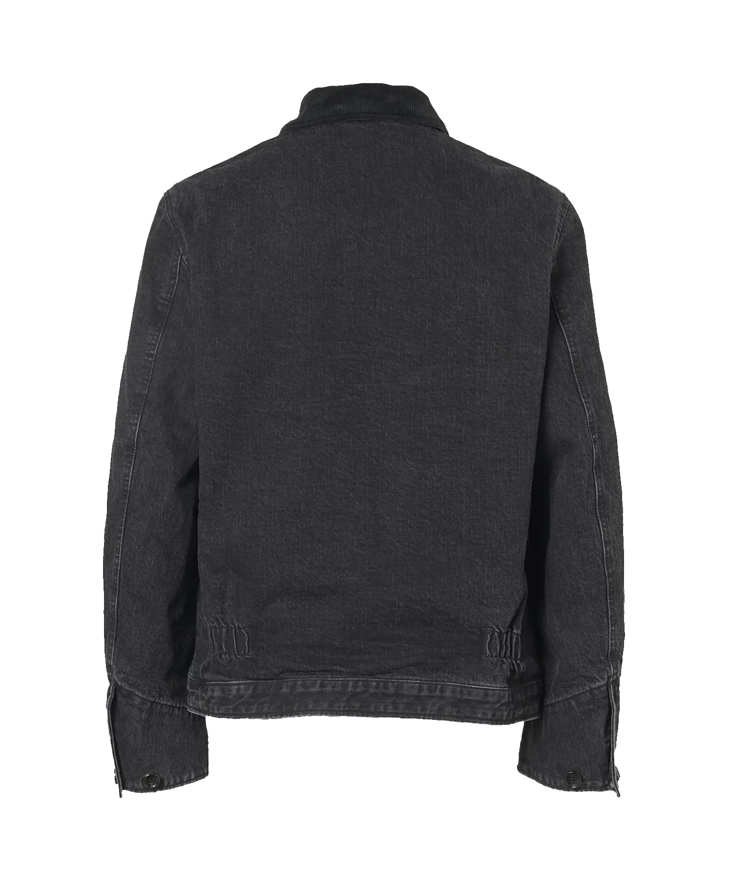 Faded denim zip jakcet KHOKI