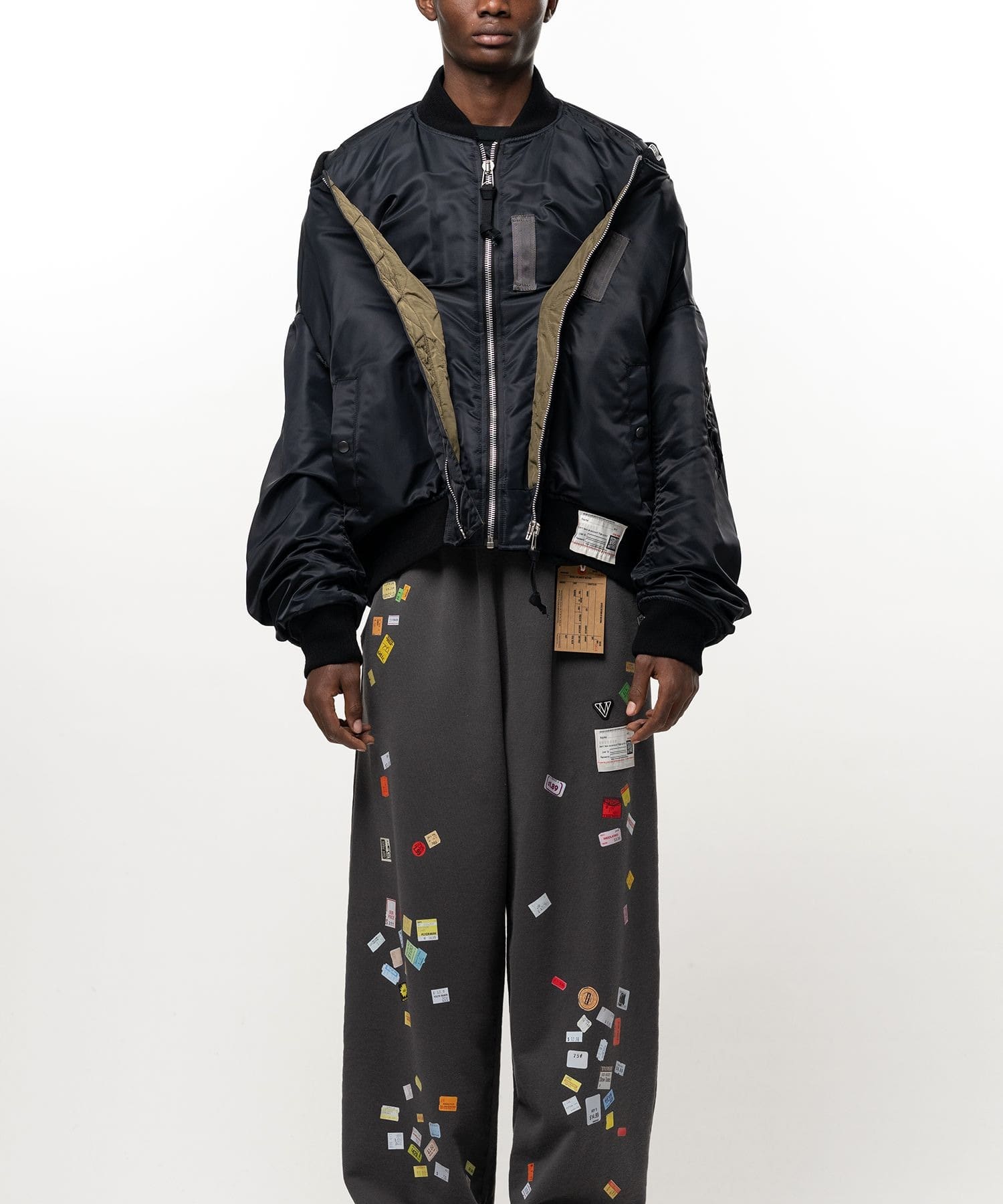 LAYERED BOMBER JACKET Maison MIHARA YASUHIRO