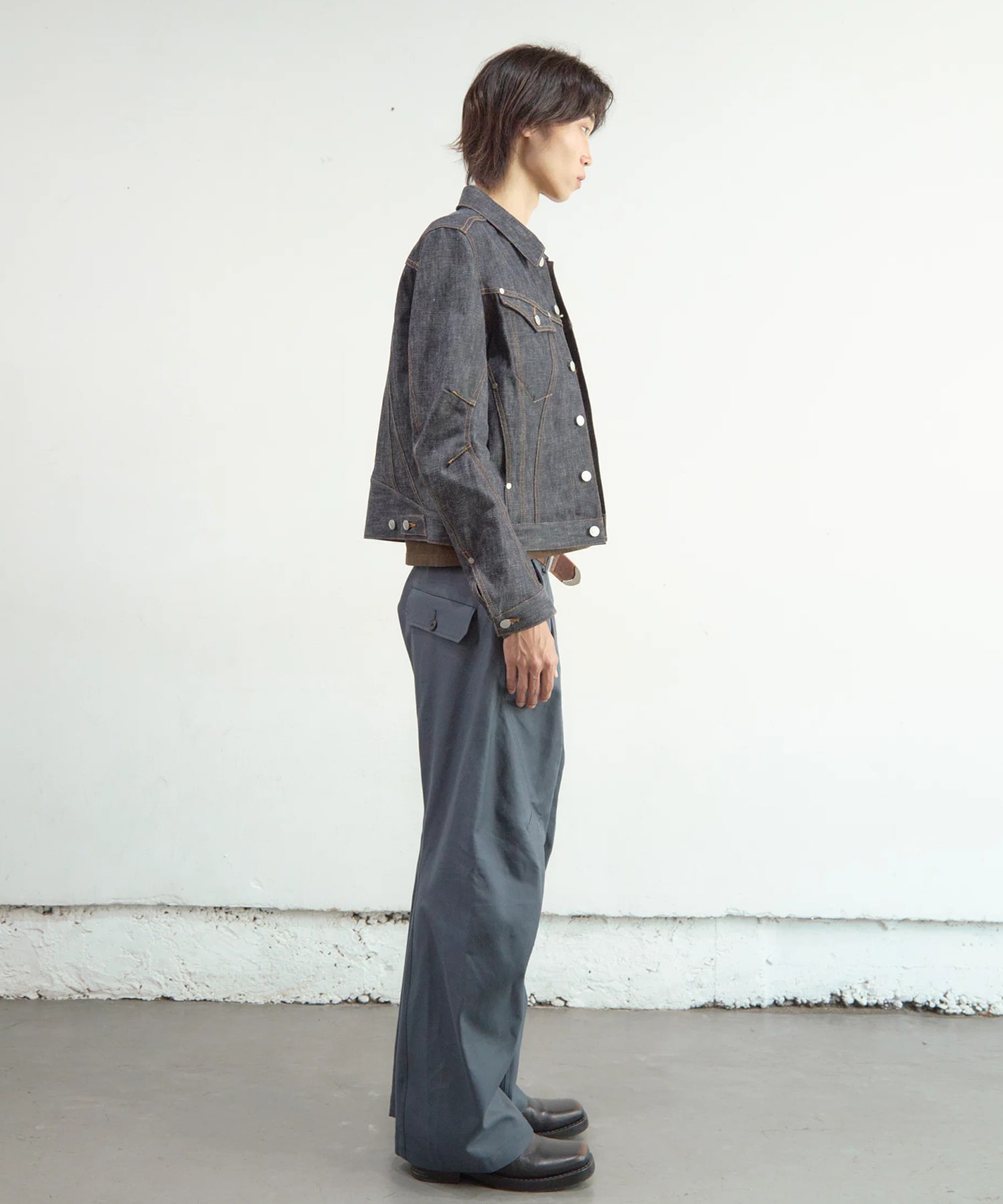 DENIM TRUCKER JACKET NVRFRGT