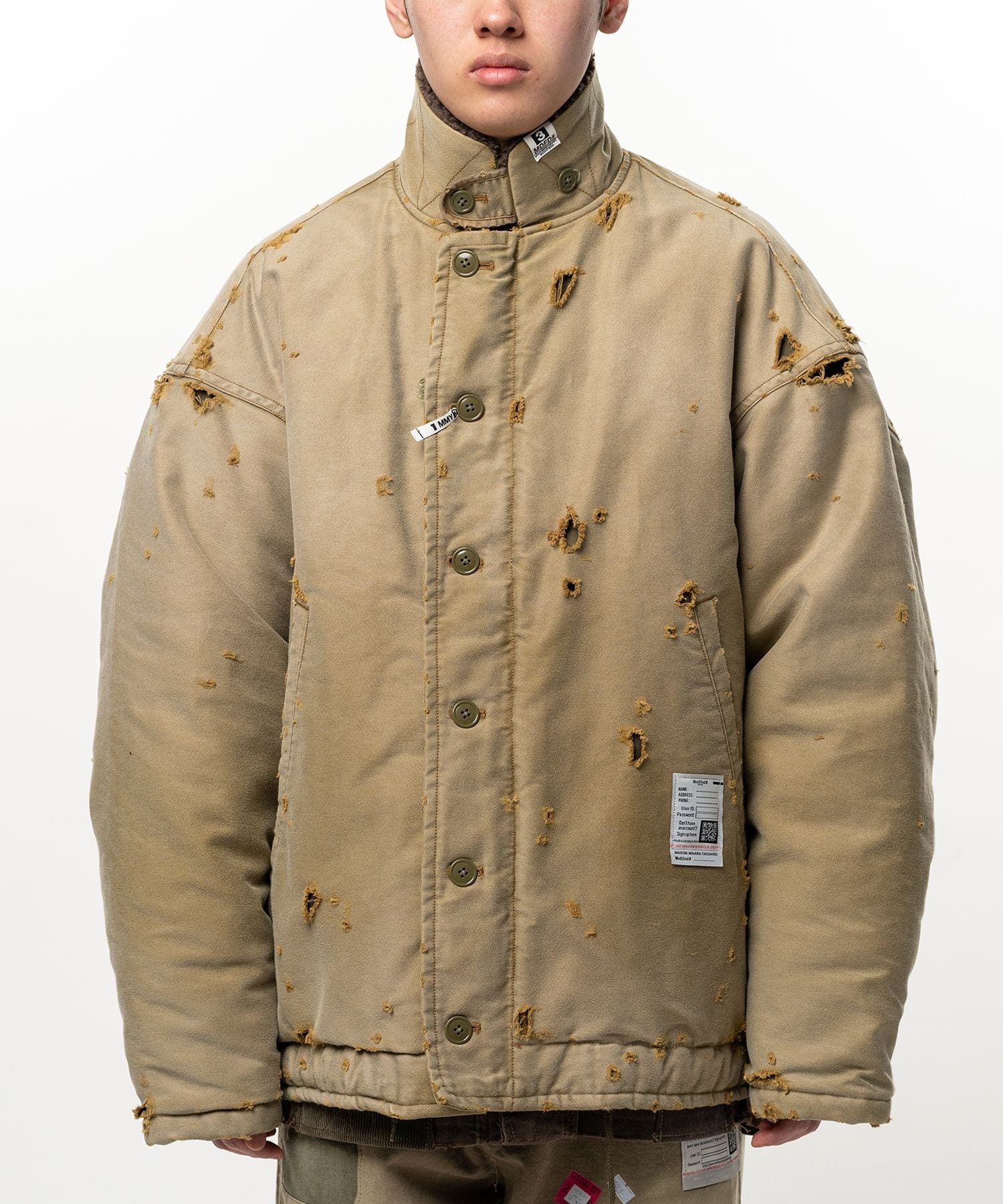 SUN FADED MILITARY BL Maison MIHARA YASUHIRO