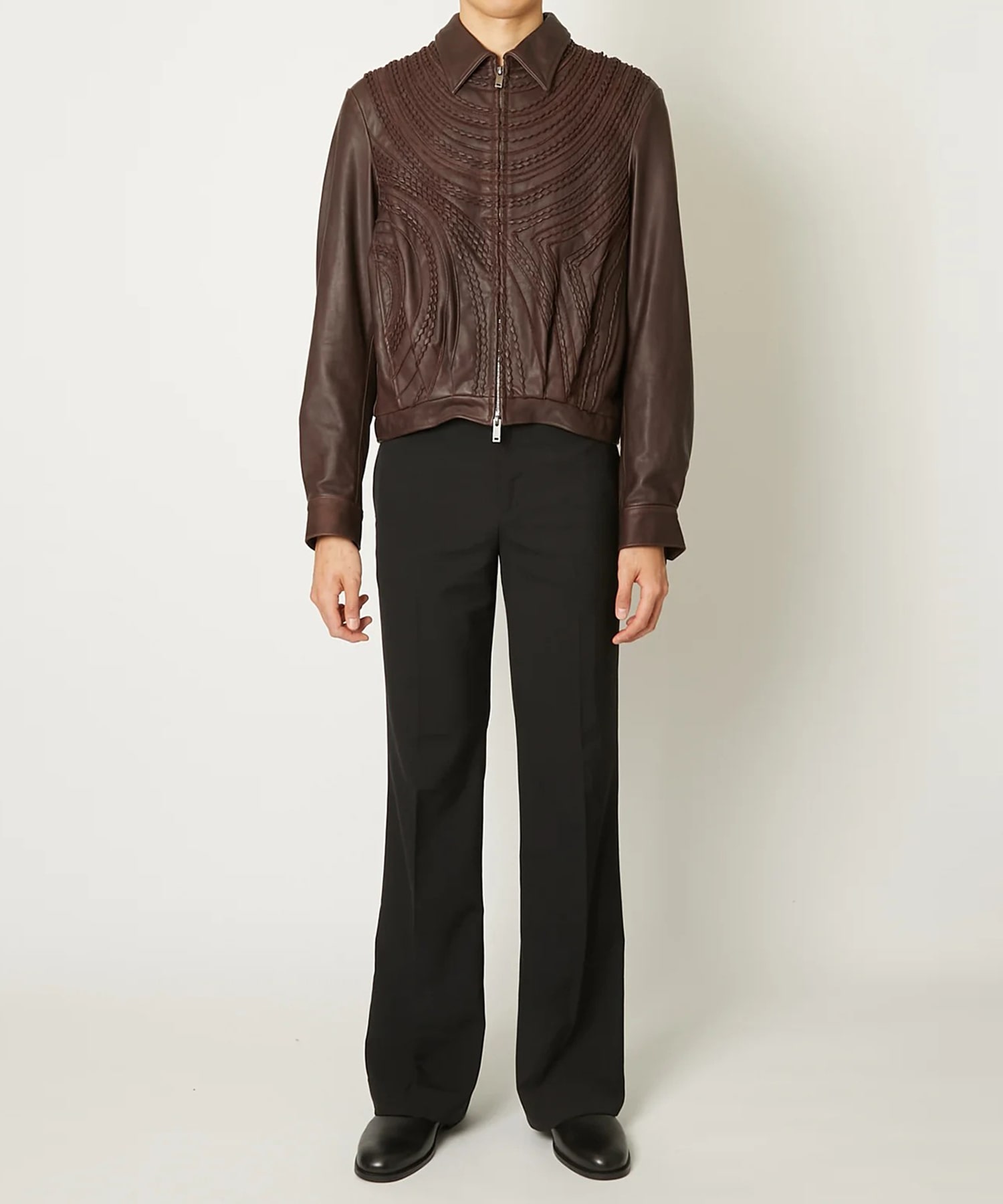 LEATHER BLOUSON TAAKK