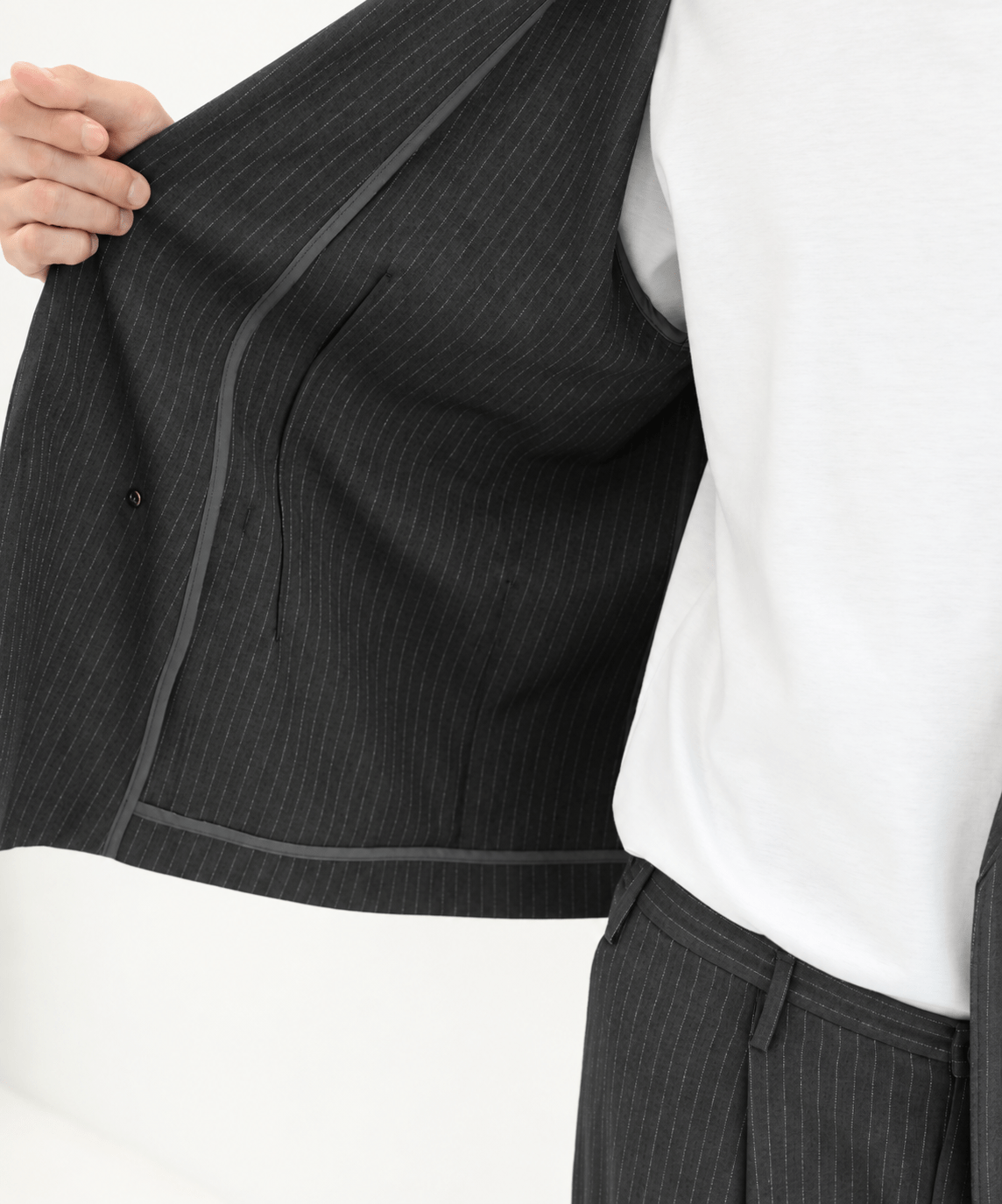 Stripe Amunzen semi-Jacket STUDIOUS
