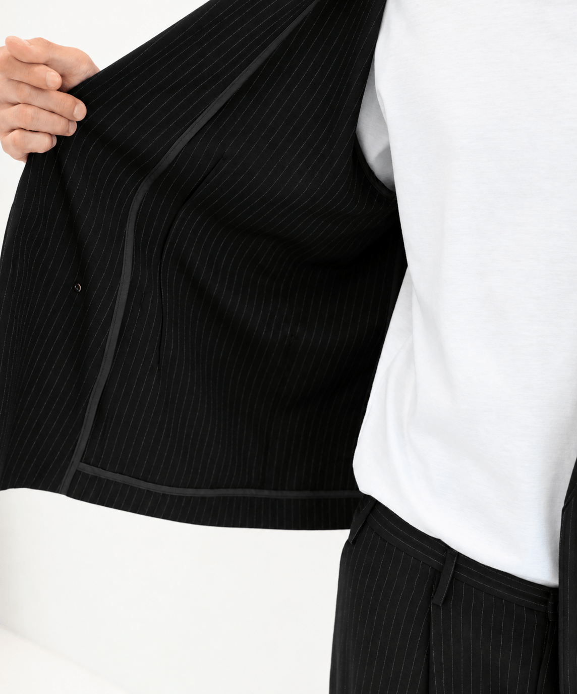 Stripe Amunzen semi-Jacket STUDIOUS