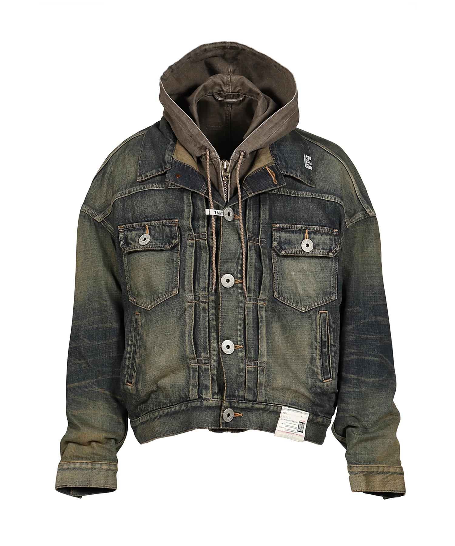 LAYERED DENIM JACKET Maison MIHARA YASUHIRO