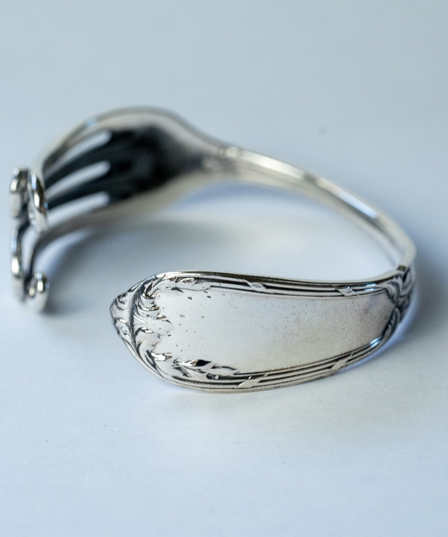 BN-032 Antique fork bangle WAKAN SILVER SMITH