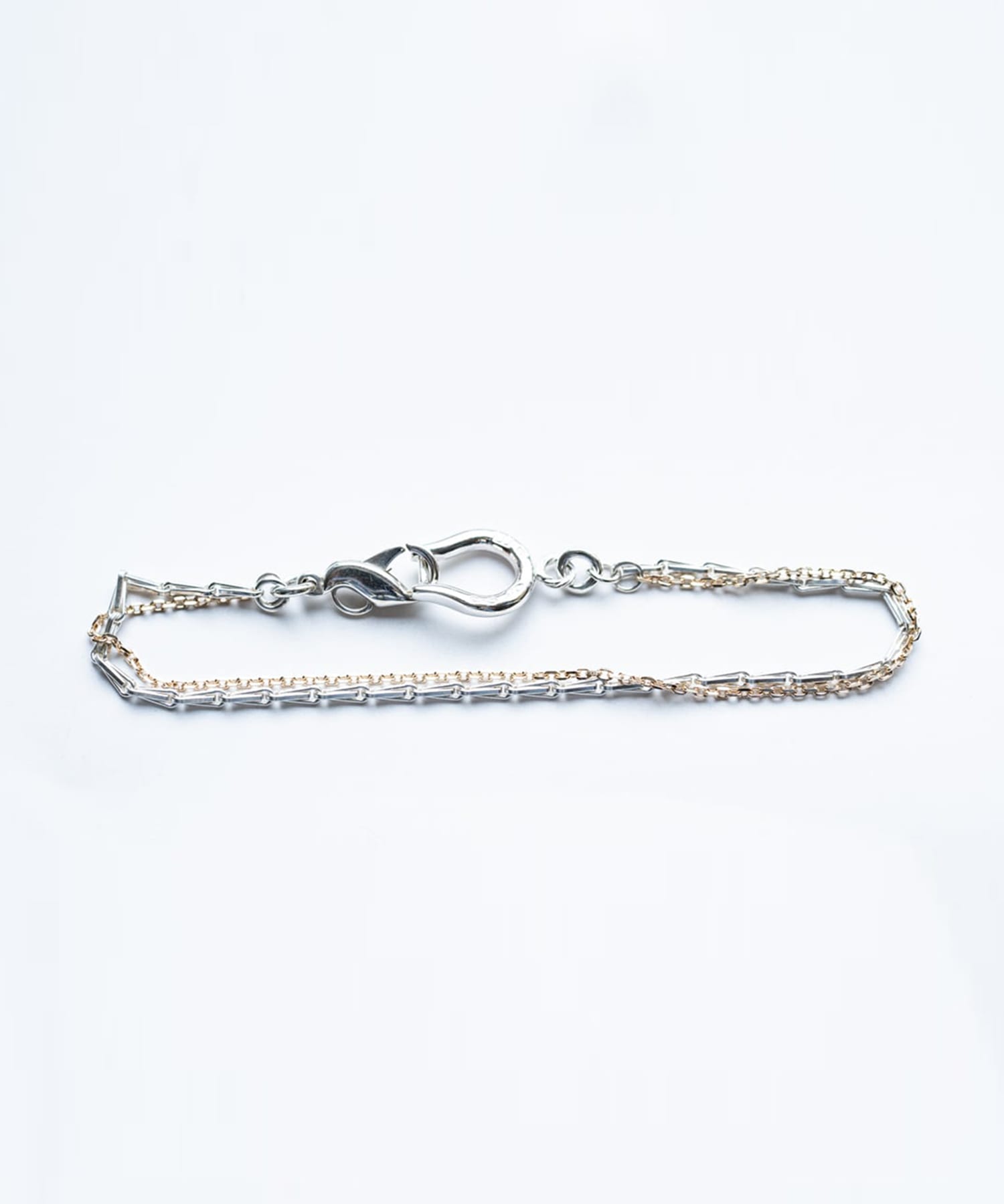 BN-091 K10 Horse shoe combination bracelet (TYPE A) WAKAN SILVER SMITH