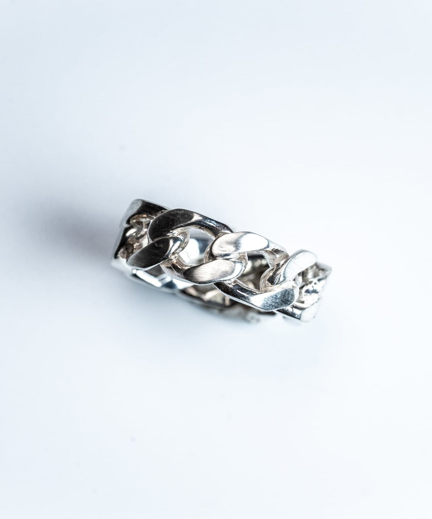 R-050 Gourmette(グルメット) Chain ring L WAKAN SILVER SMITH