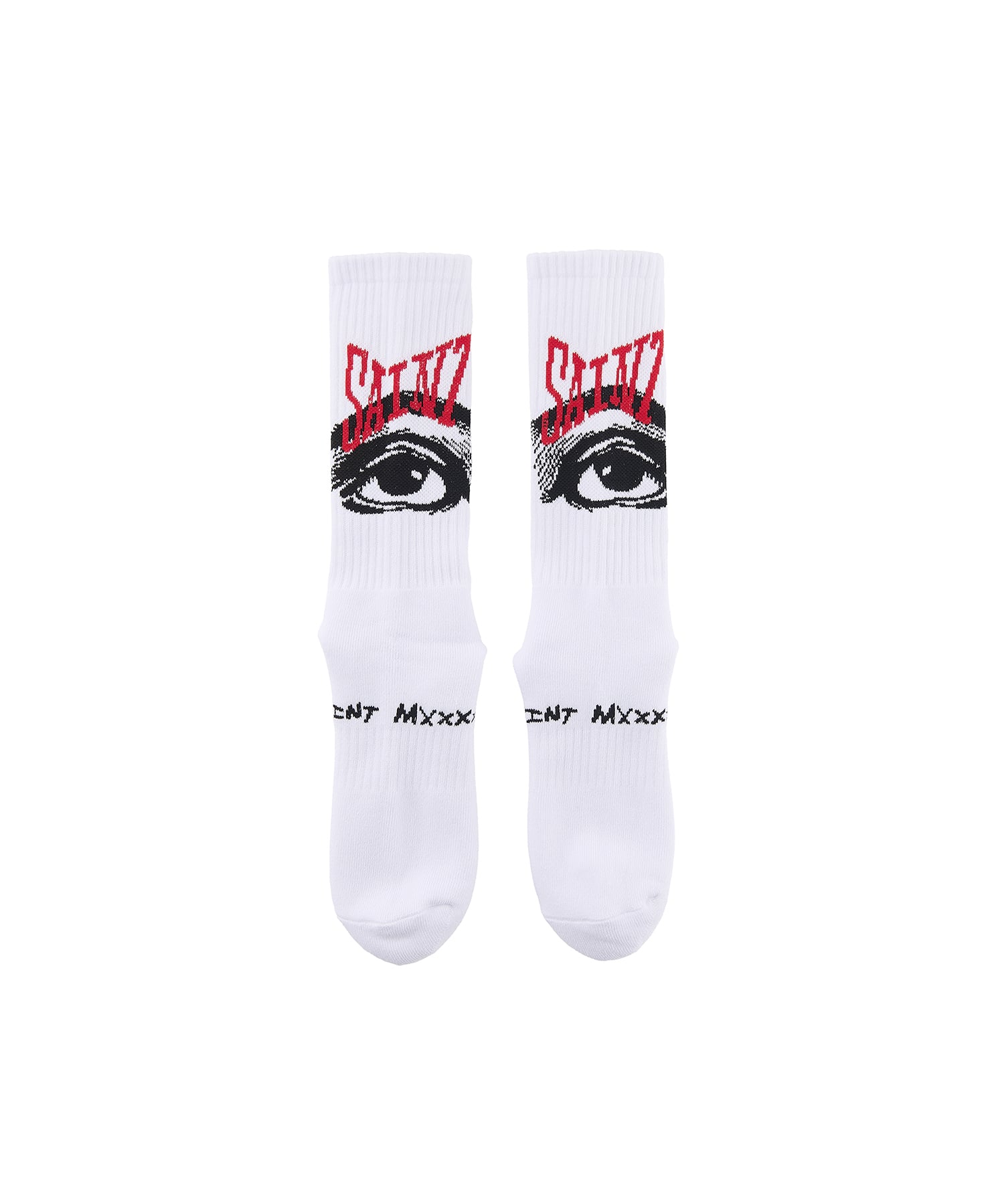 SOCKS / EYE / WHITE / SM-MK1-0000-107 SAINT M××××××