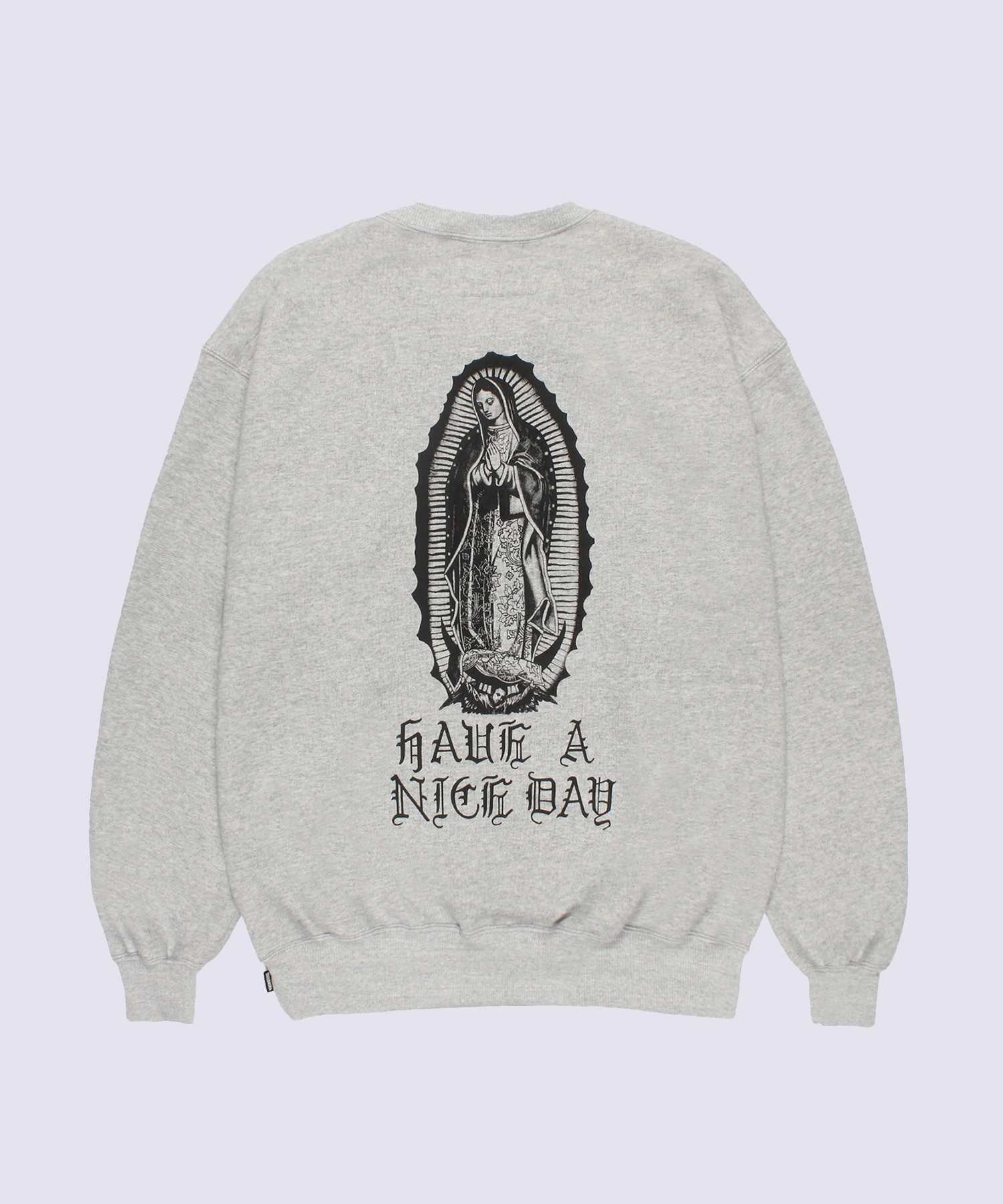 WASHED MIDDLE WEIGHT CREW NECK SWEAT SHIRT WACKO MARIA