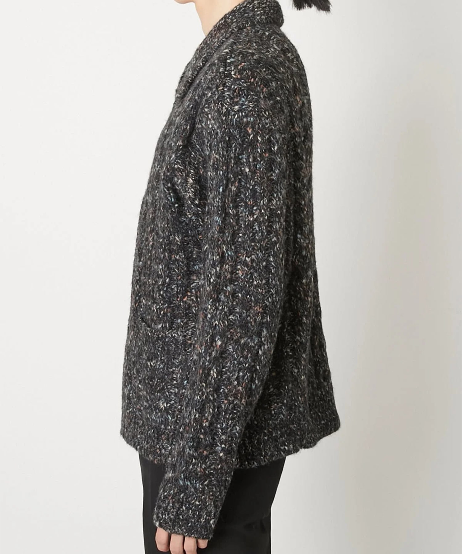 MULTICOLOR CABLE KNIT CARDIGAN TAAKK