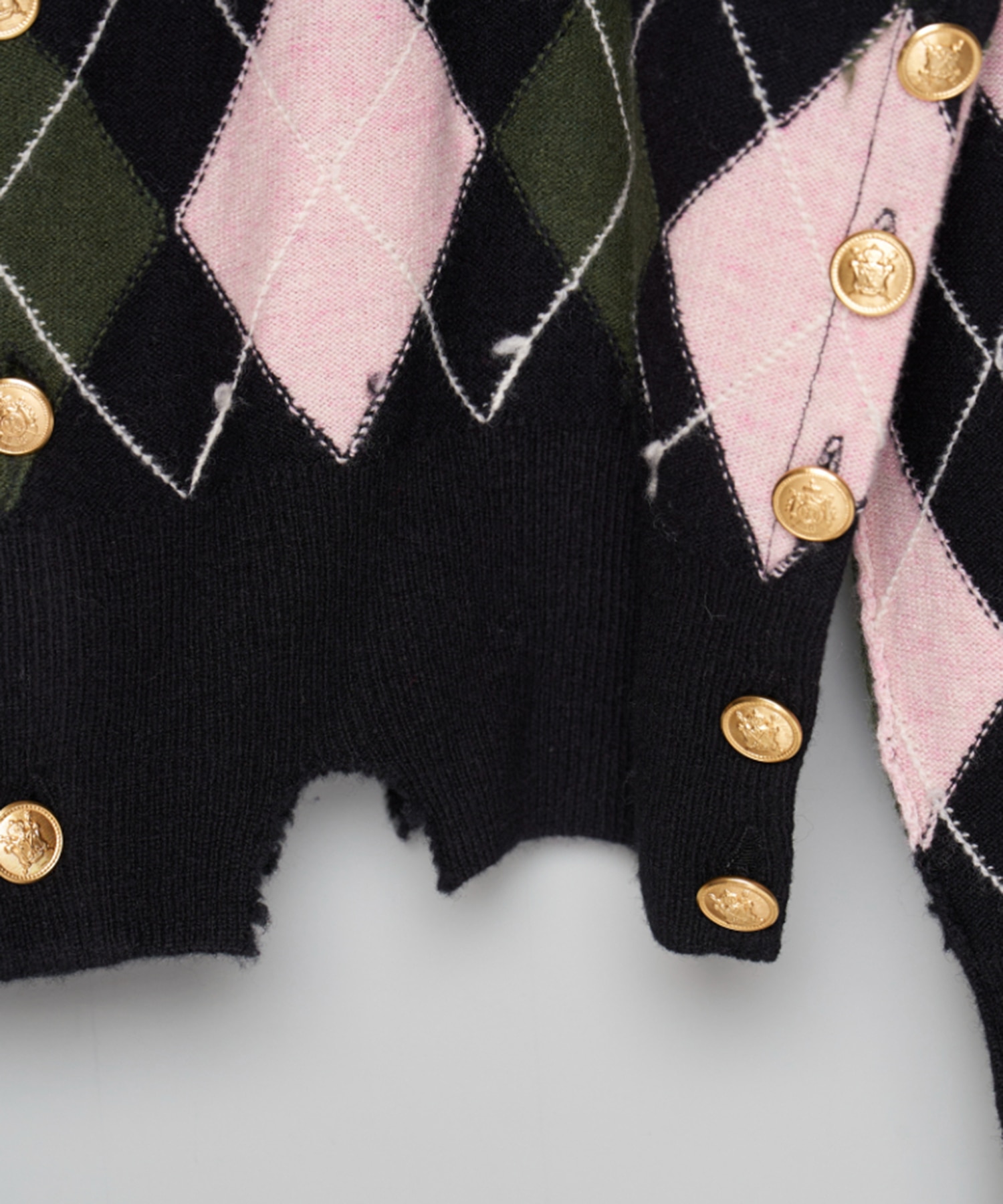 DIAMOND SCRAPED CARDIGAN MASU