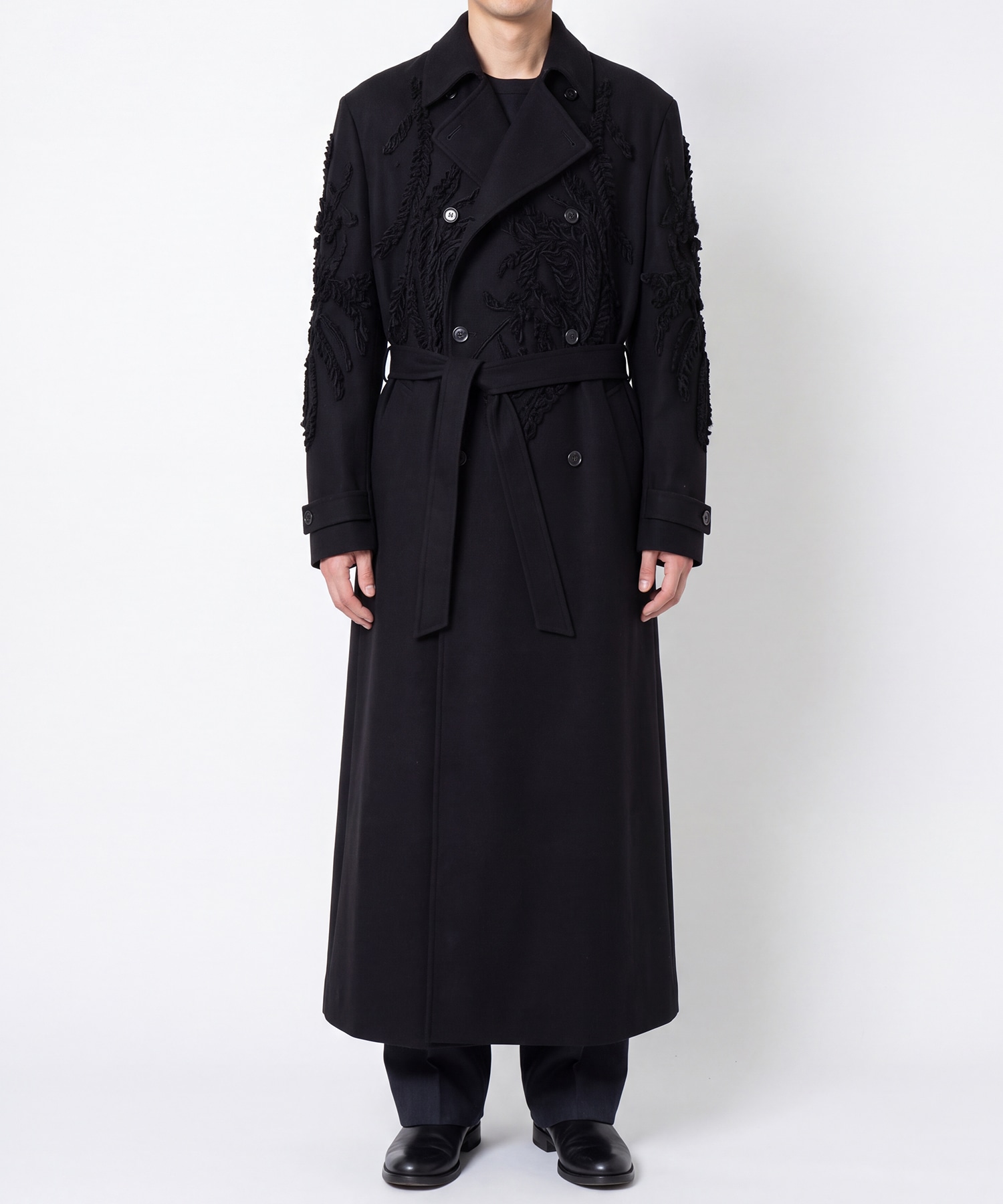 LONG WOOL COAT TAAKK