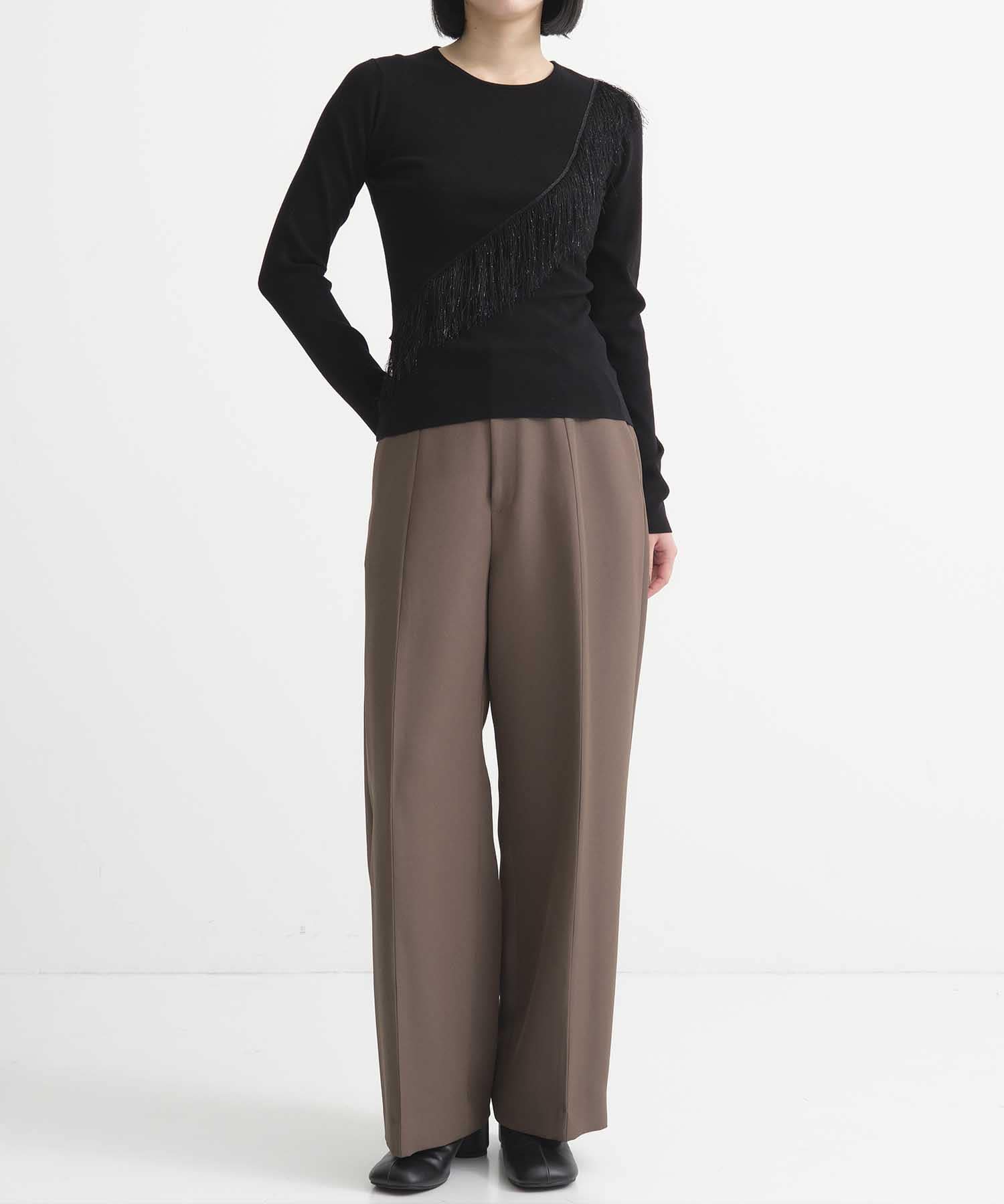 Fringe Detail Knit Top STUDIOUS
