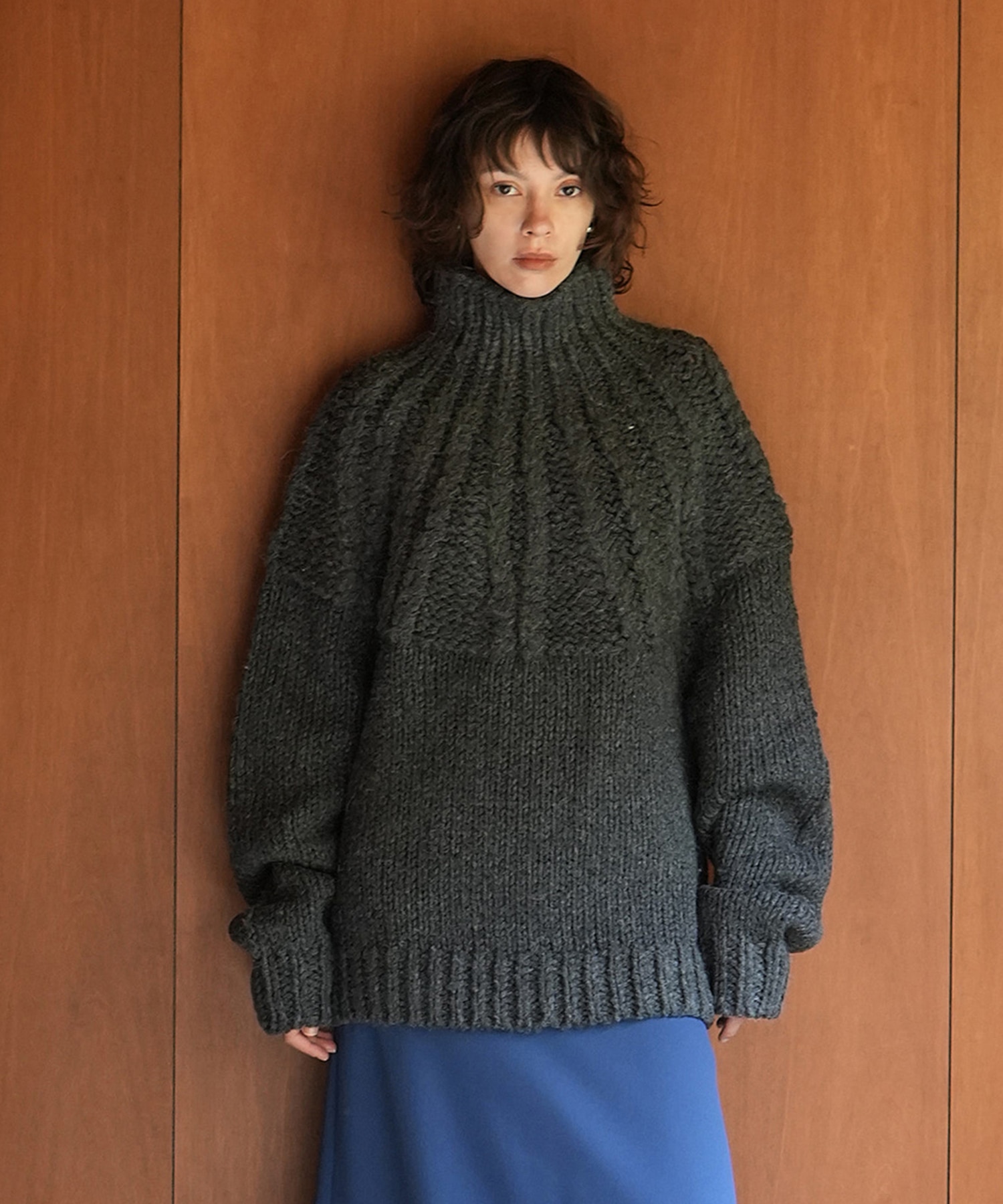 CHUNKY CABLE HAND KNIT TOPS CLANE
