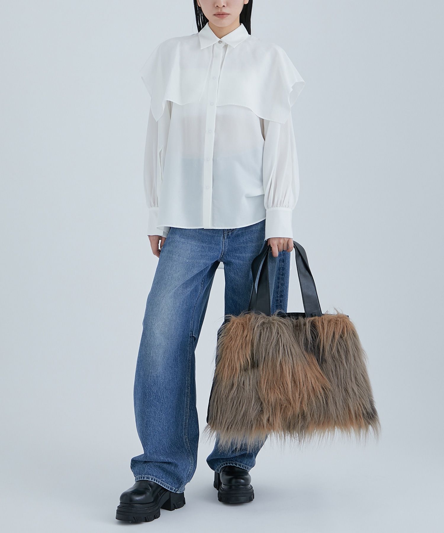 Vegan Fur Tote Bag STUDIOUS