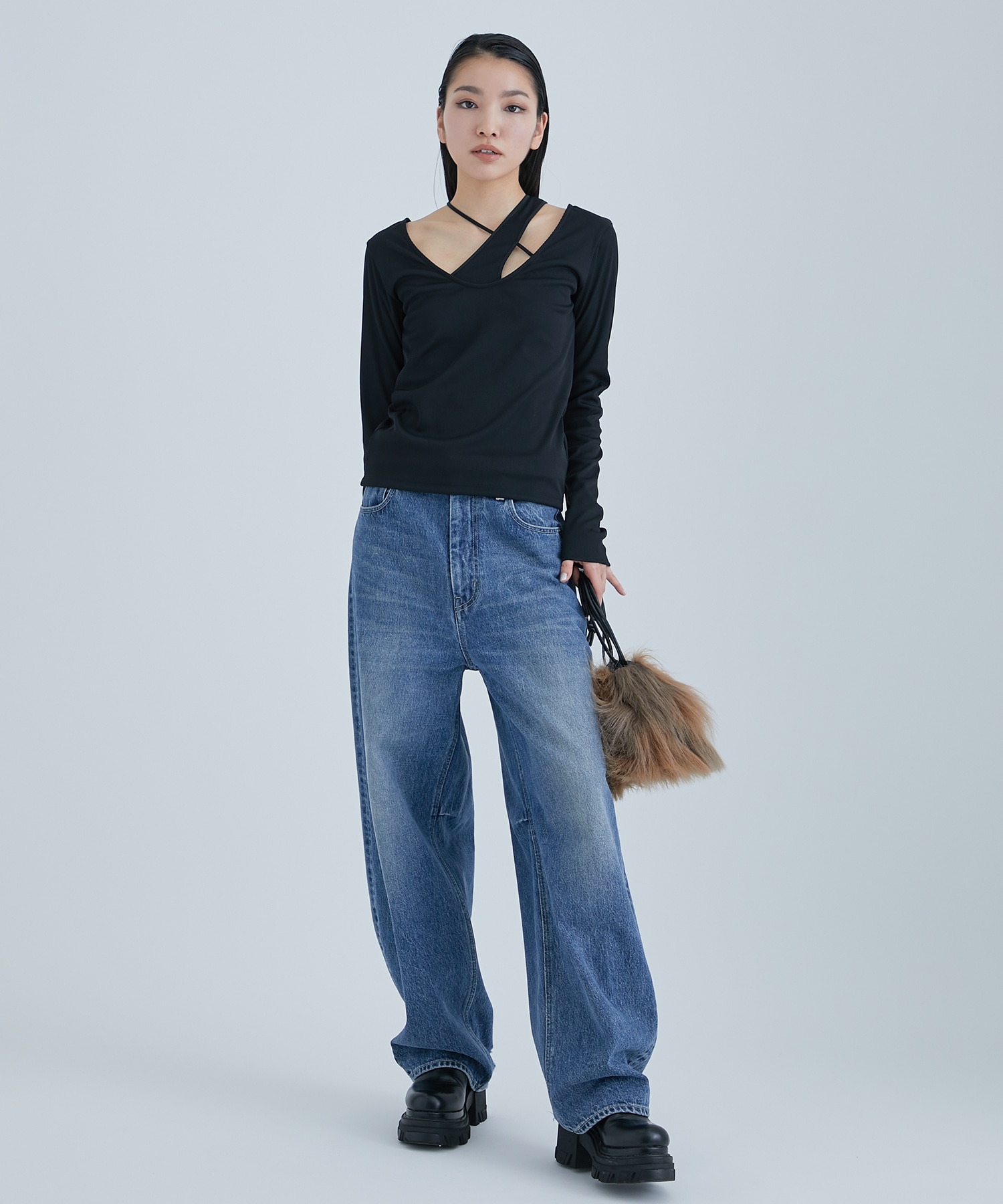 Vegan Fur Purse Bag STUDIOUS