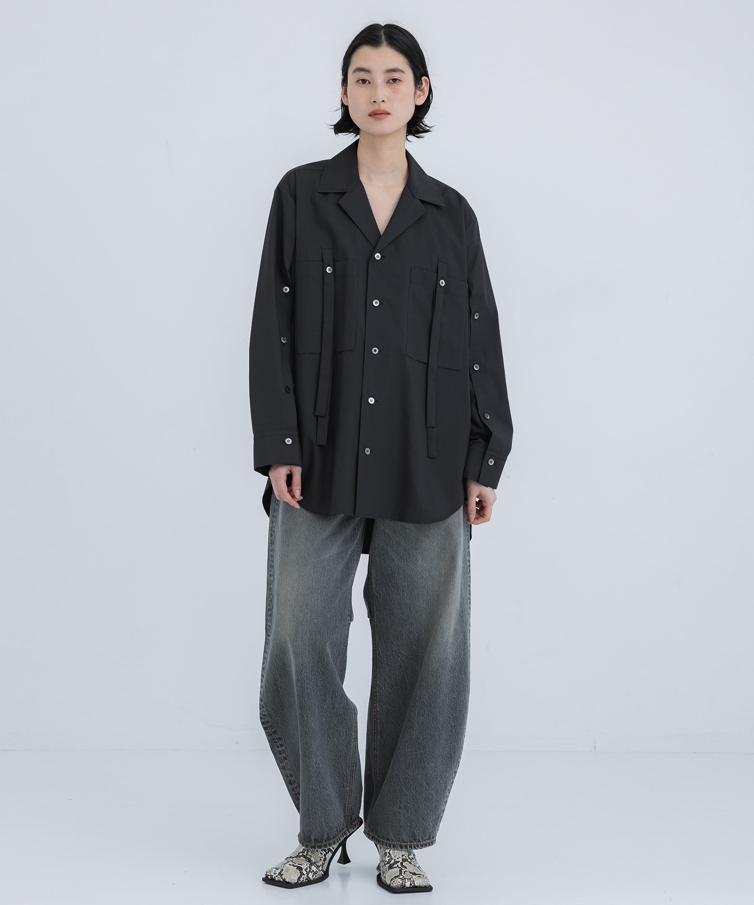 Pocket Belt Shirt UJOH