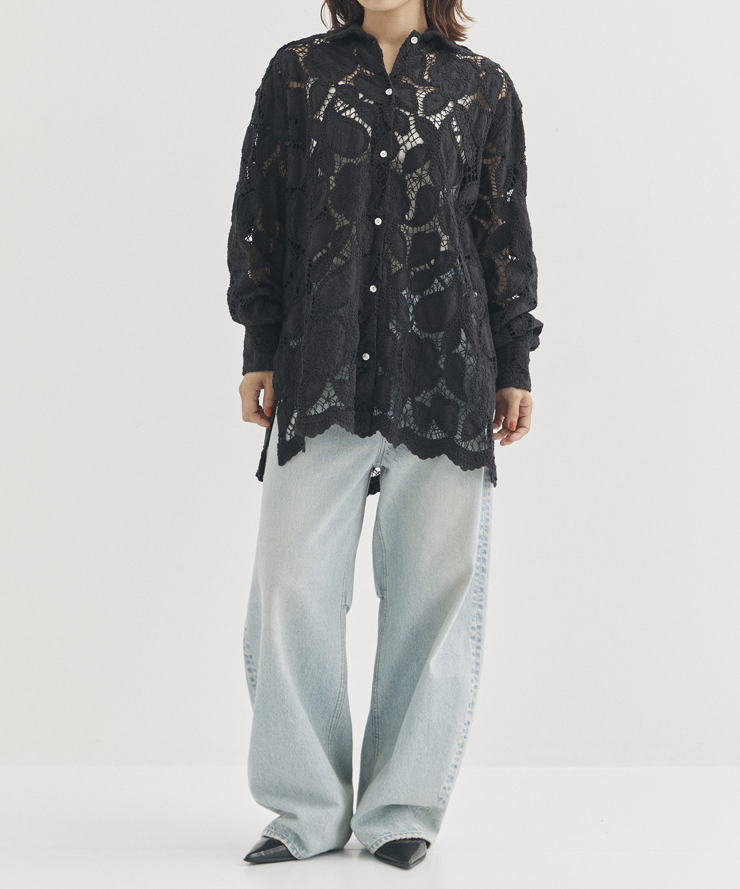 VINTAGE LIKE CODE LACE SHIRT AMERI