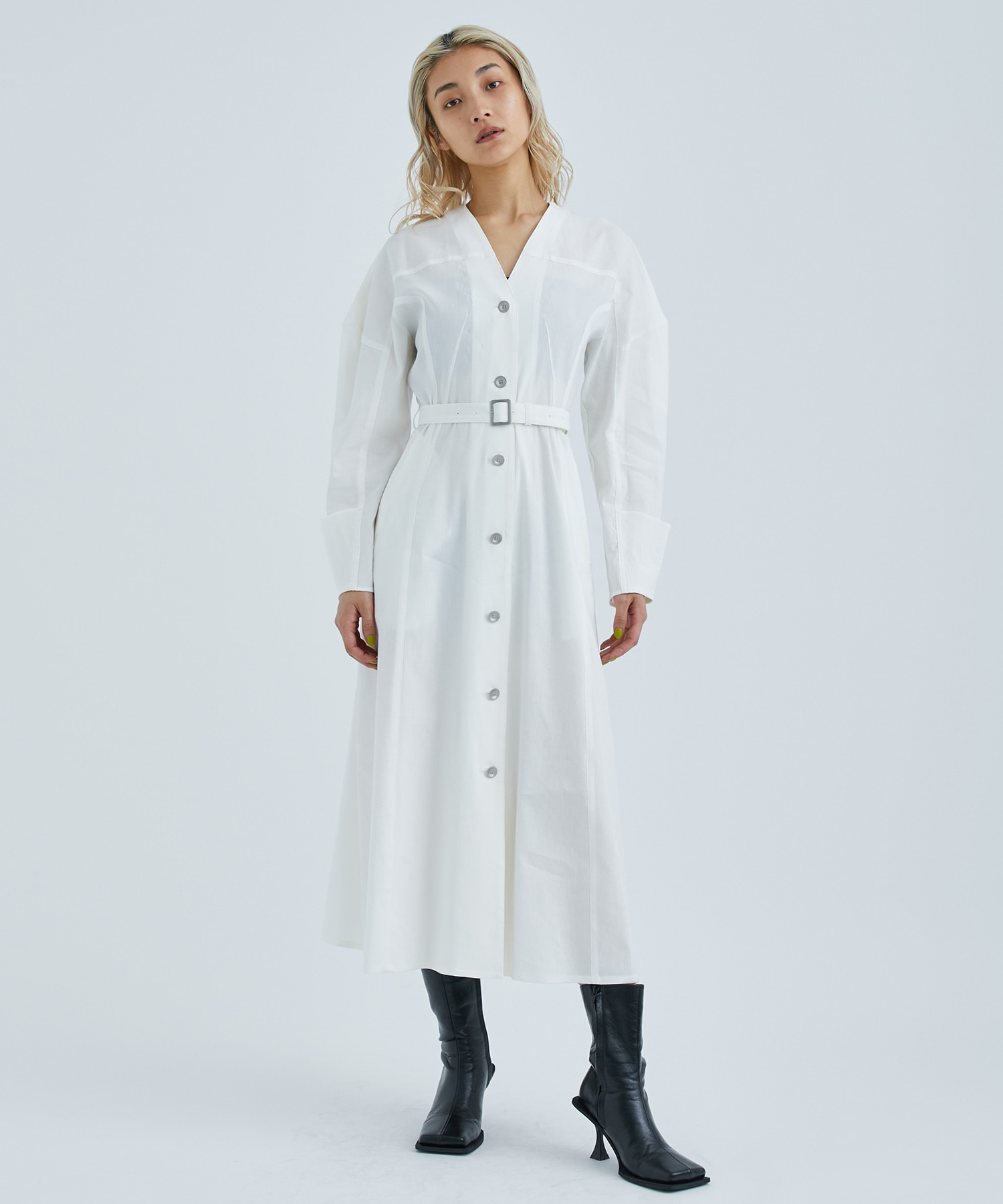 Sybil shirt dress WH AKIRANAKA
