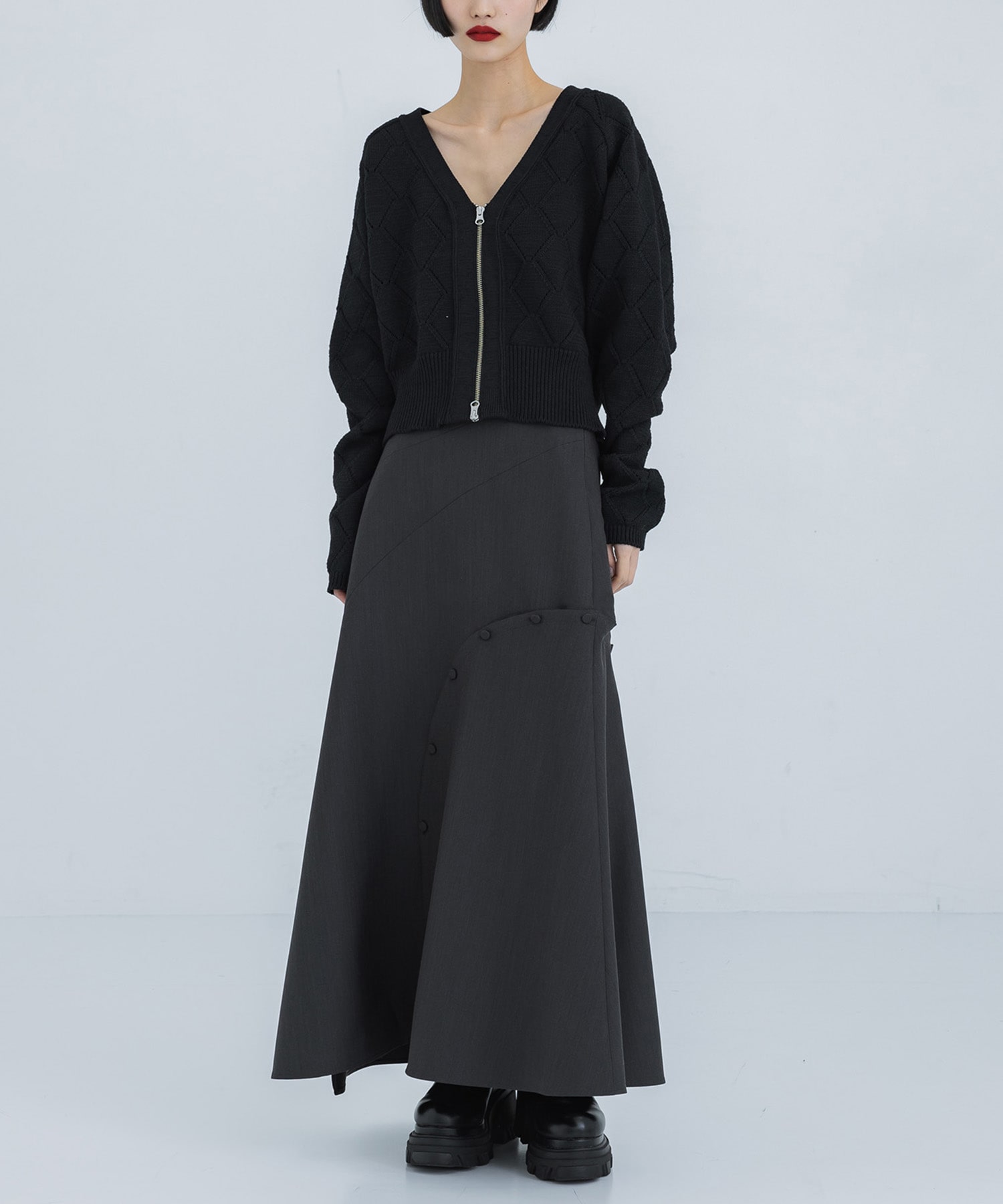 Diamond Knit Cardigan STUDIOUS