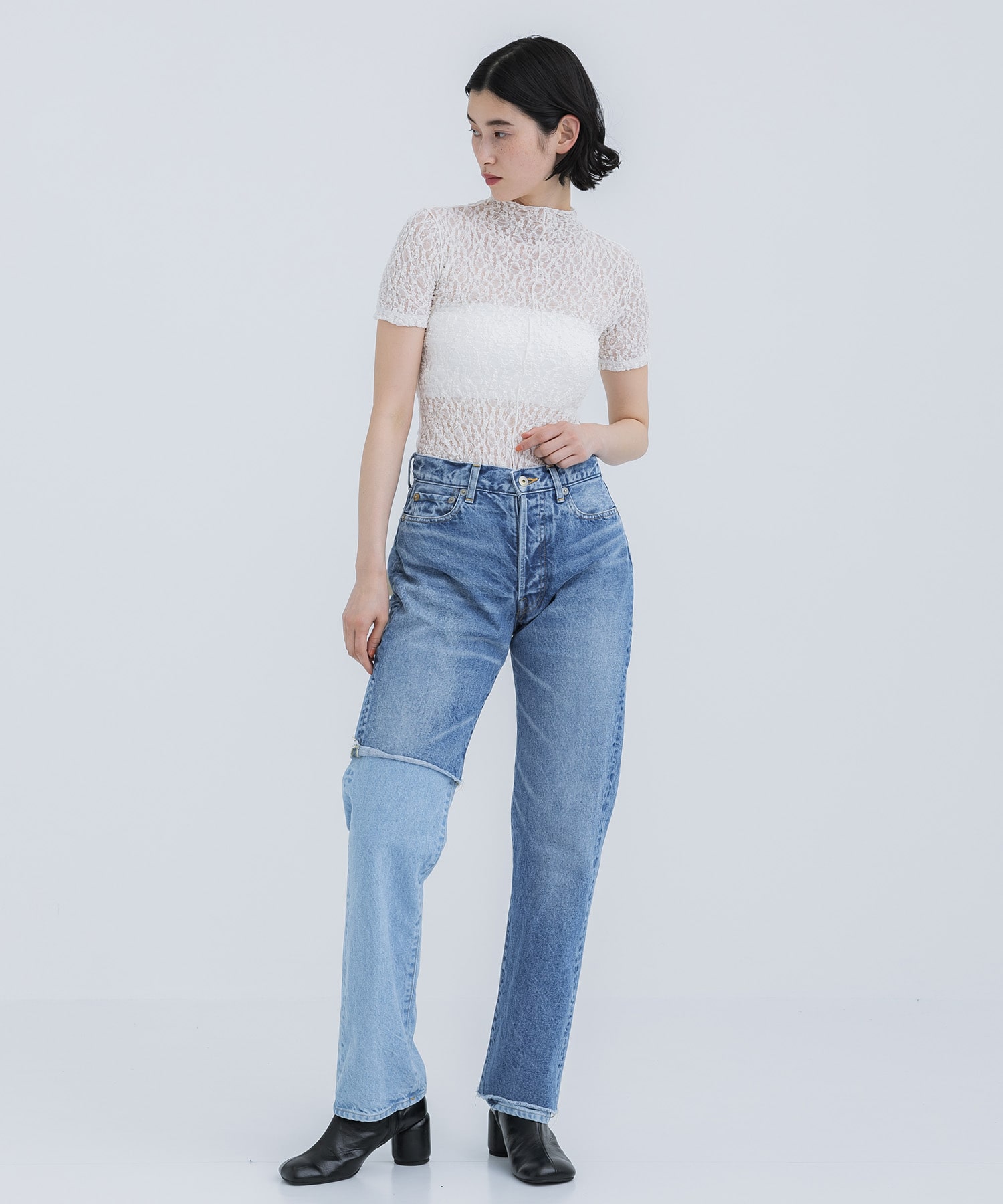 Straight Layered Denim INSCRIRE